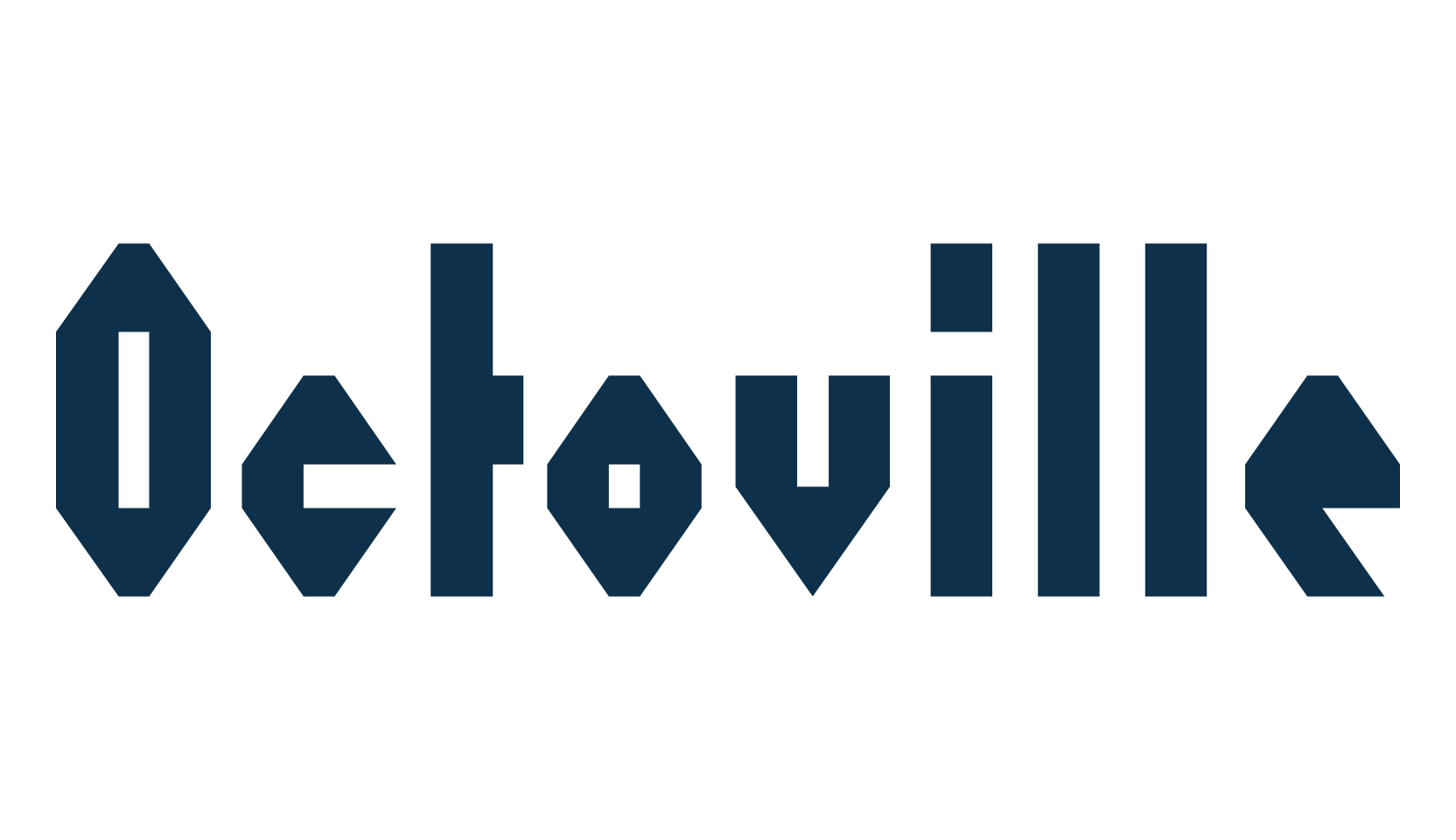 Octoville, fancy various techno sci-fi font preview