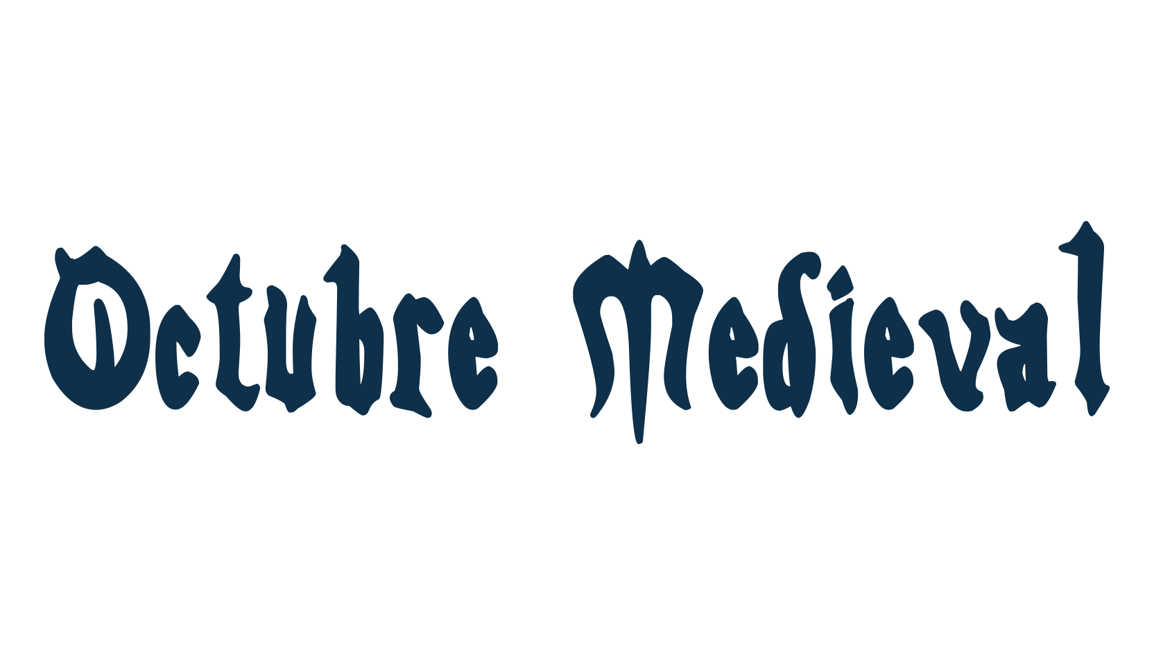 Octubre Medieval, medieval font preview