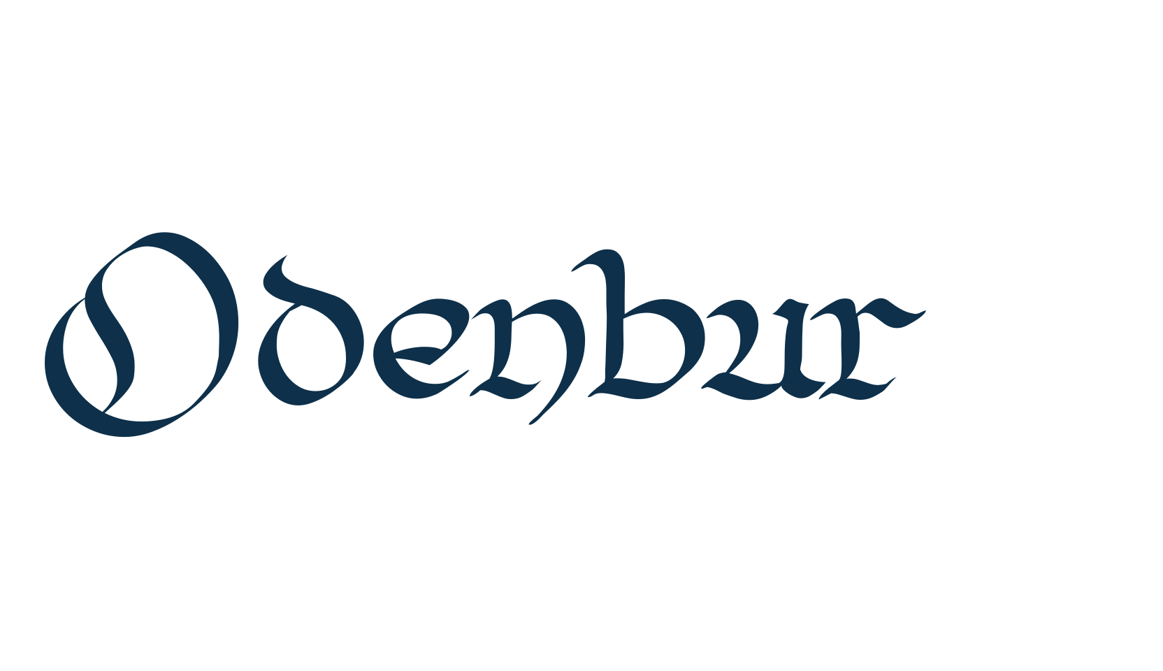 Odenburgh, various font preview