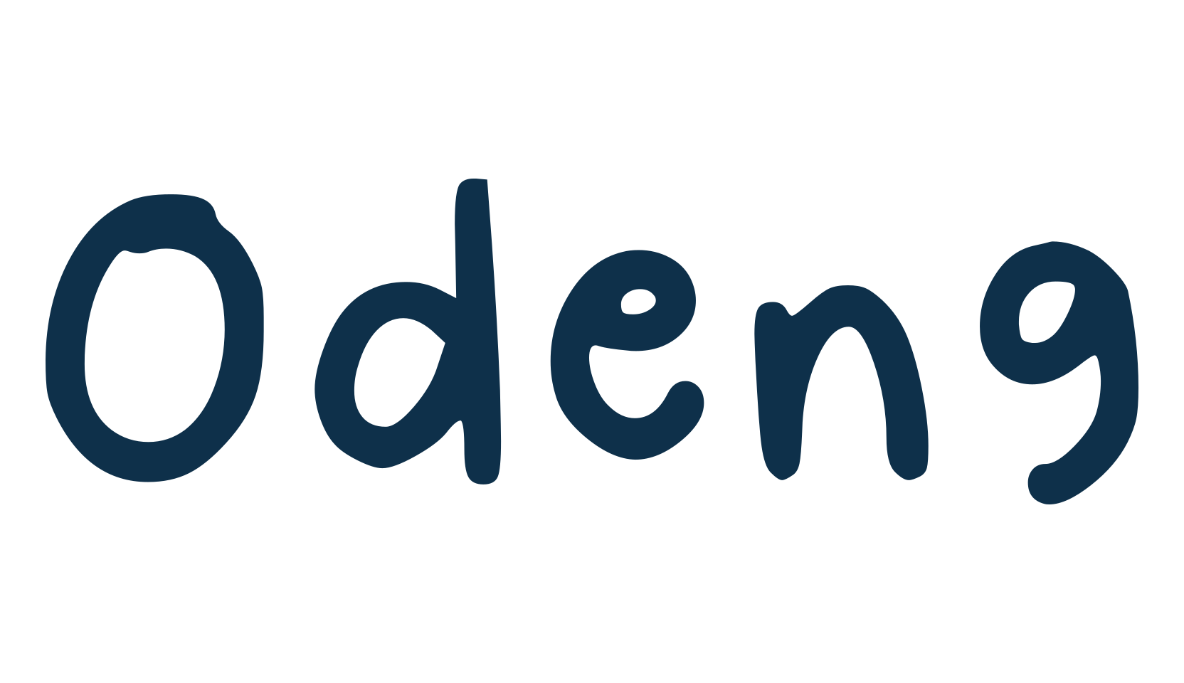 Odeng, handwriting font preview