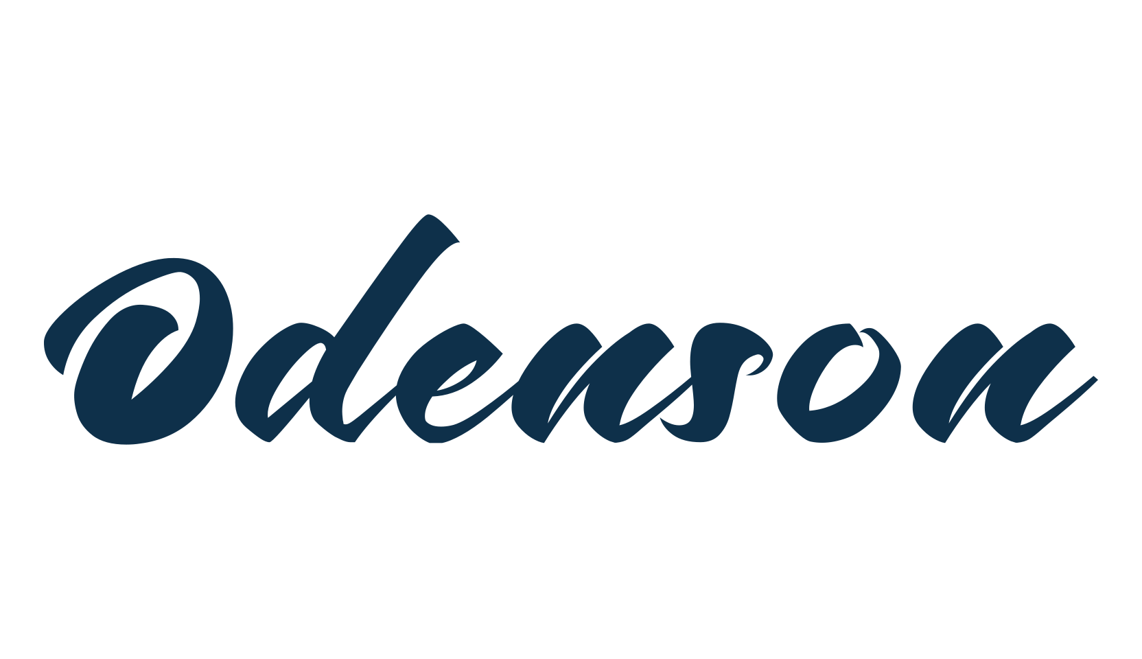 Odenson, fancy decorative font preview