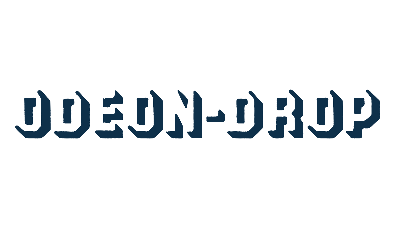 Odeon-Drop, fancy various decorative font preview