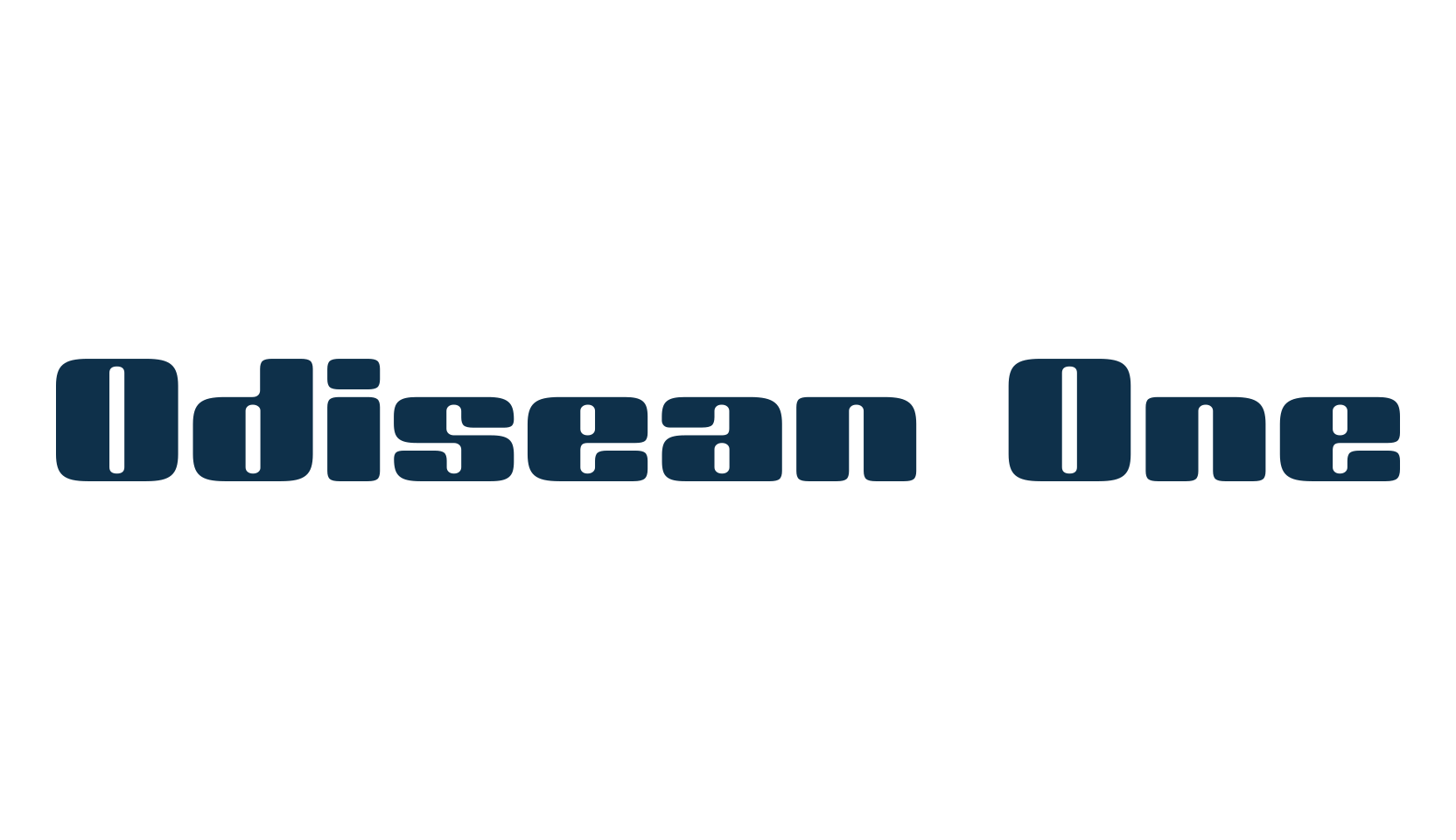 Odisean One, fancy retro decorative font preview