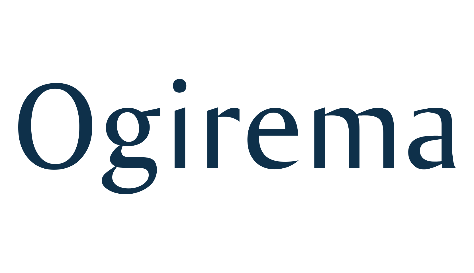 Ogirema, sans serif font preview