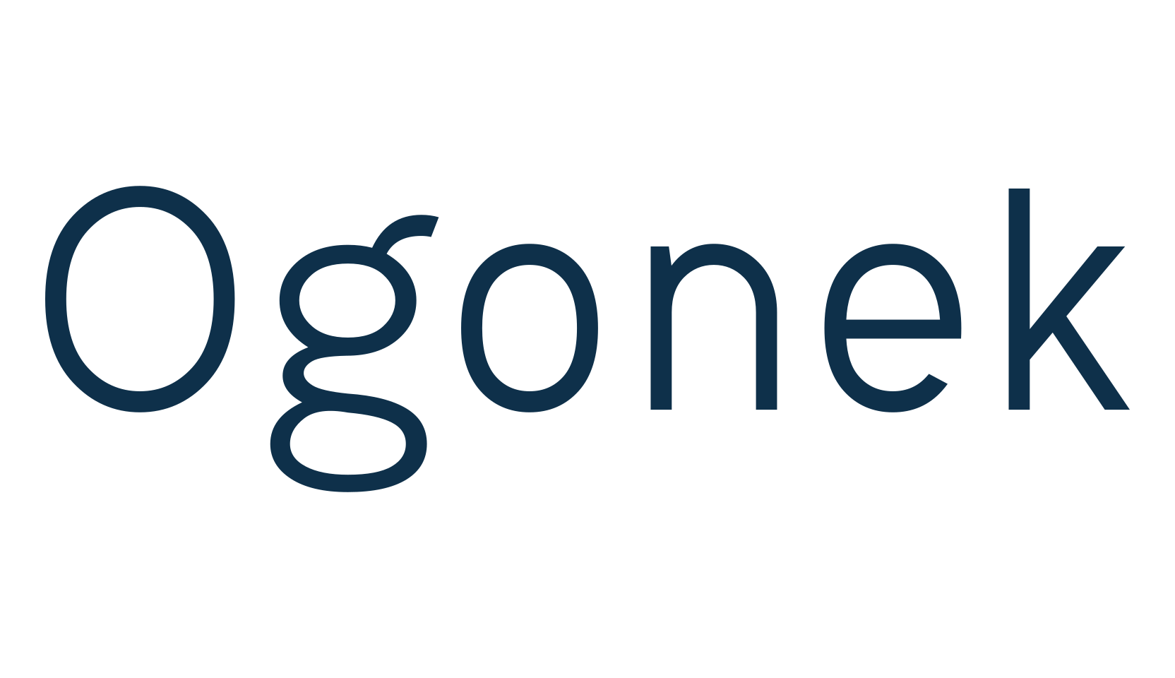 Ogonek, sans serif font preview