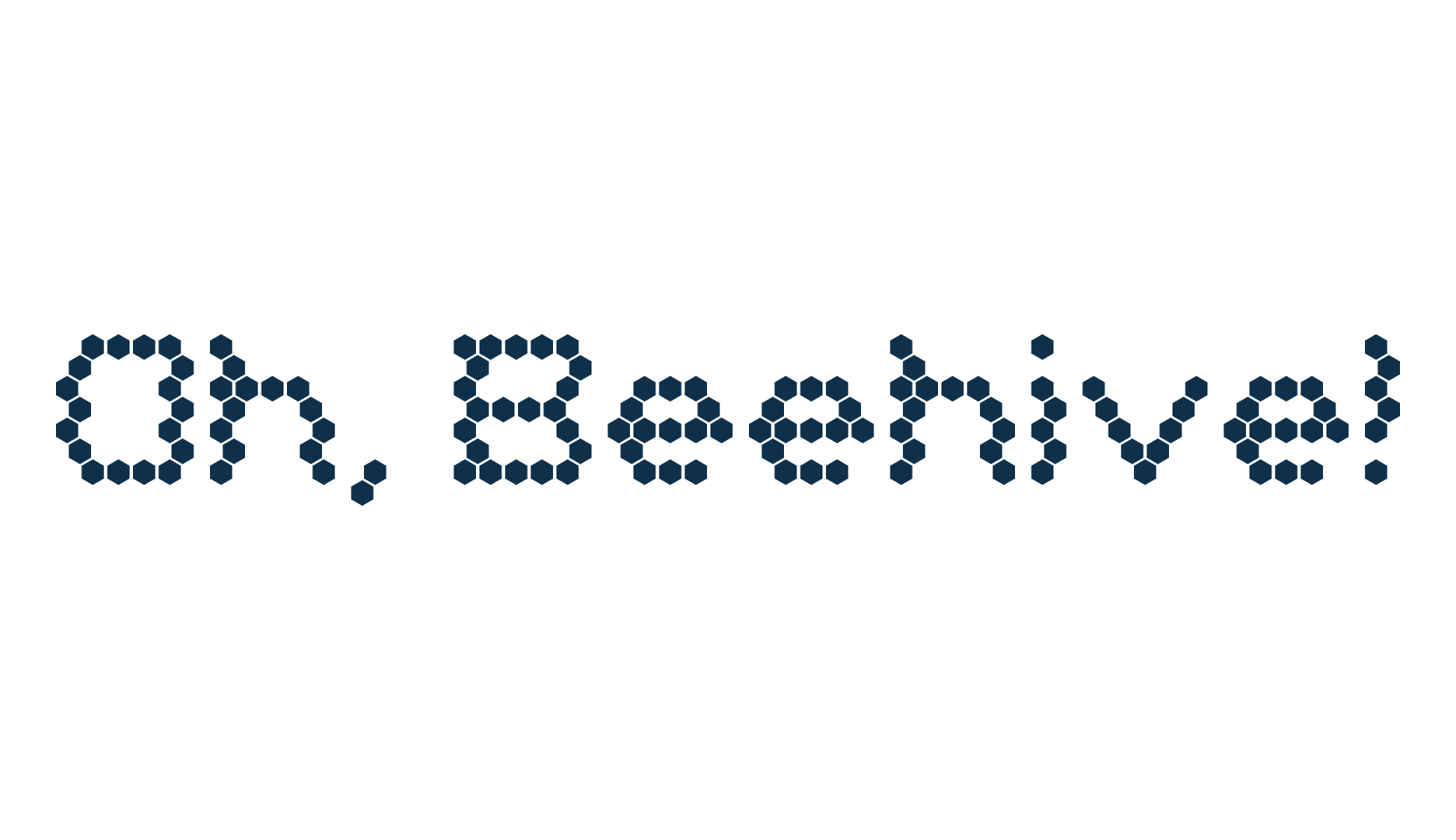 Oh, Beehive!, fancy various decorative font preview