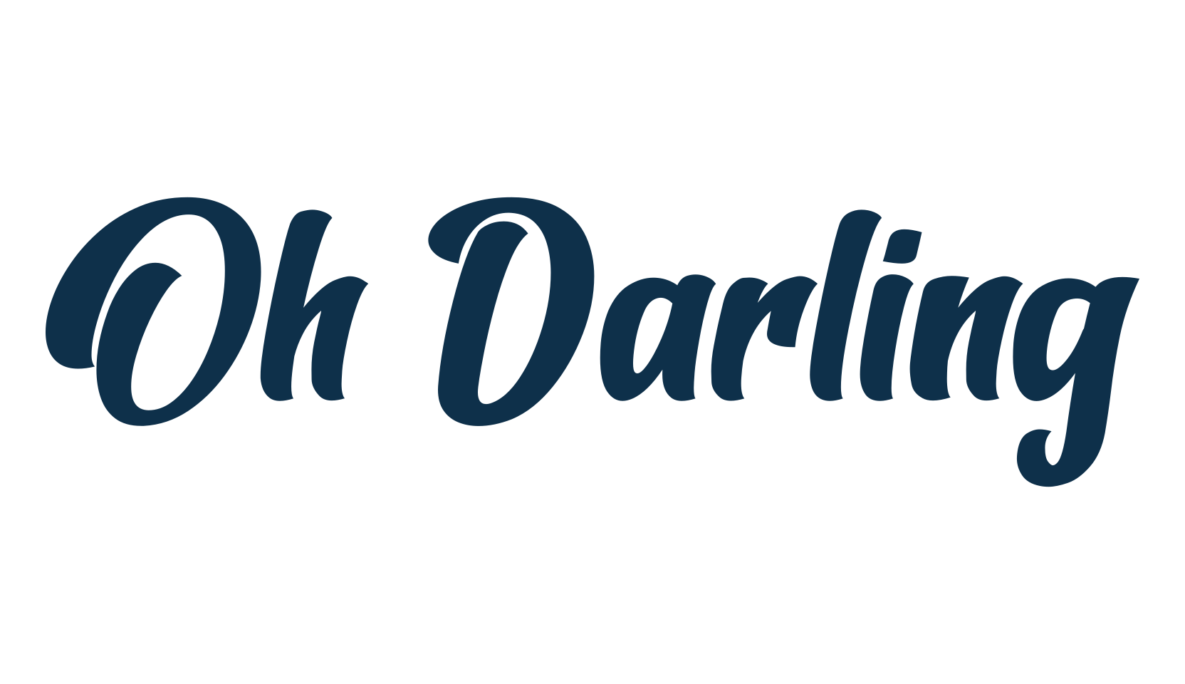 Oh Darling (oh-darling-2), fancy various decorative script calligraphy font preview