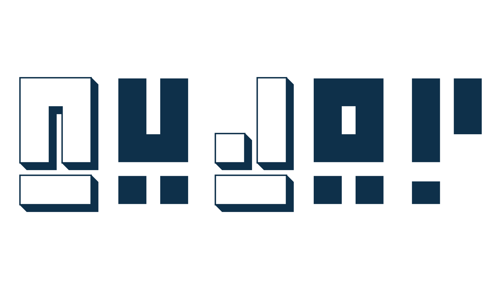 Oh Jay, techno square sci-fi font preview