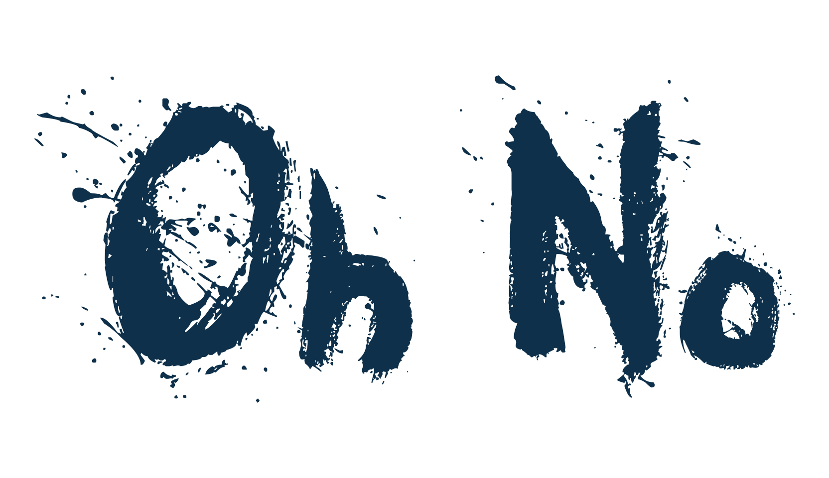 Oh No, halloween font preview