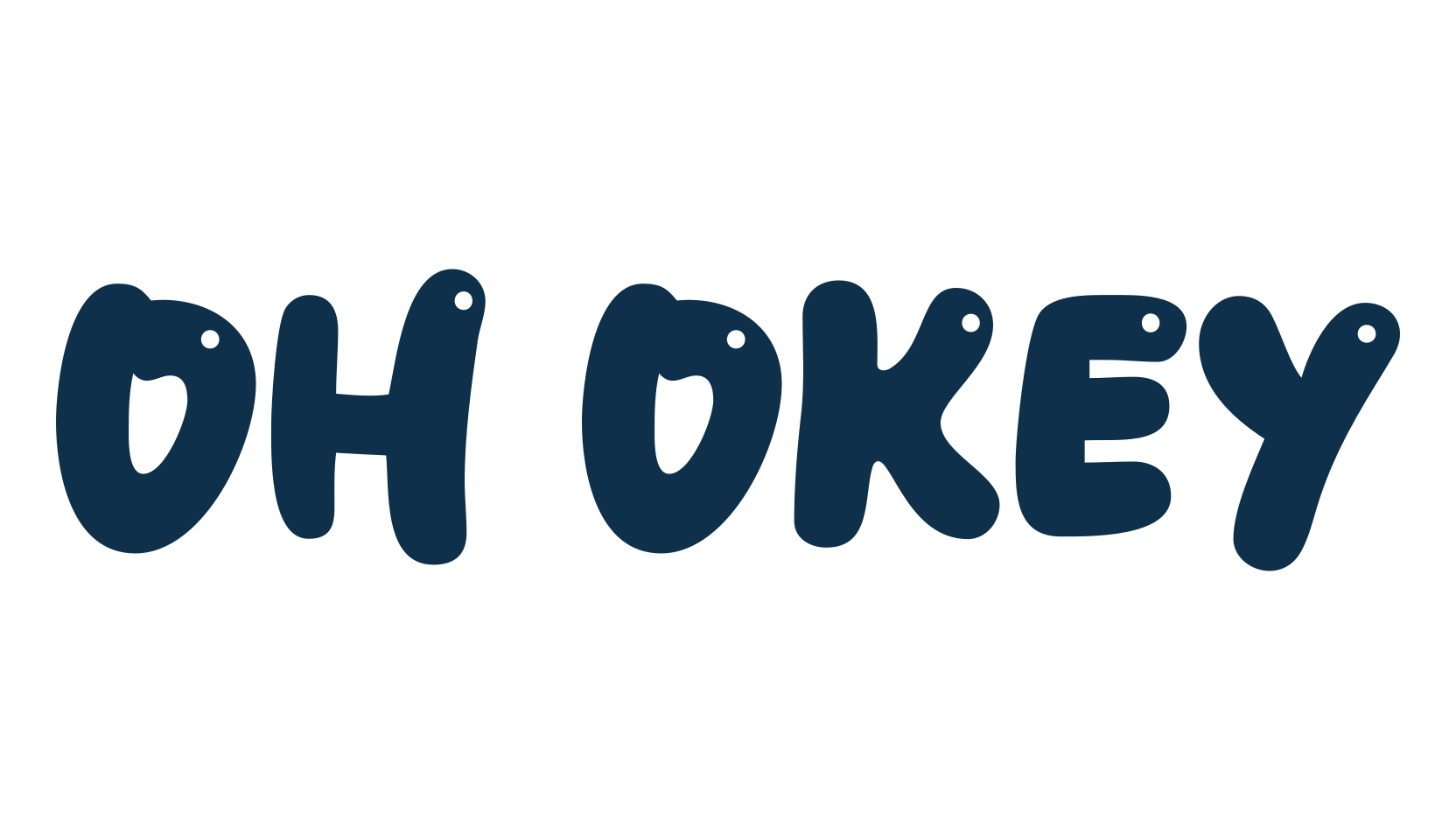 Oh Okey, fancy cartoon decorative font preview