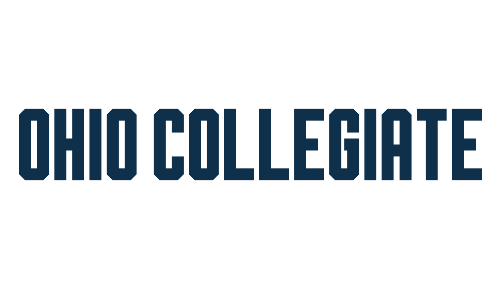 Ohio Collegiate, old school font preview