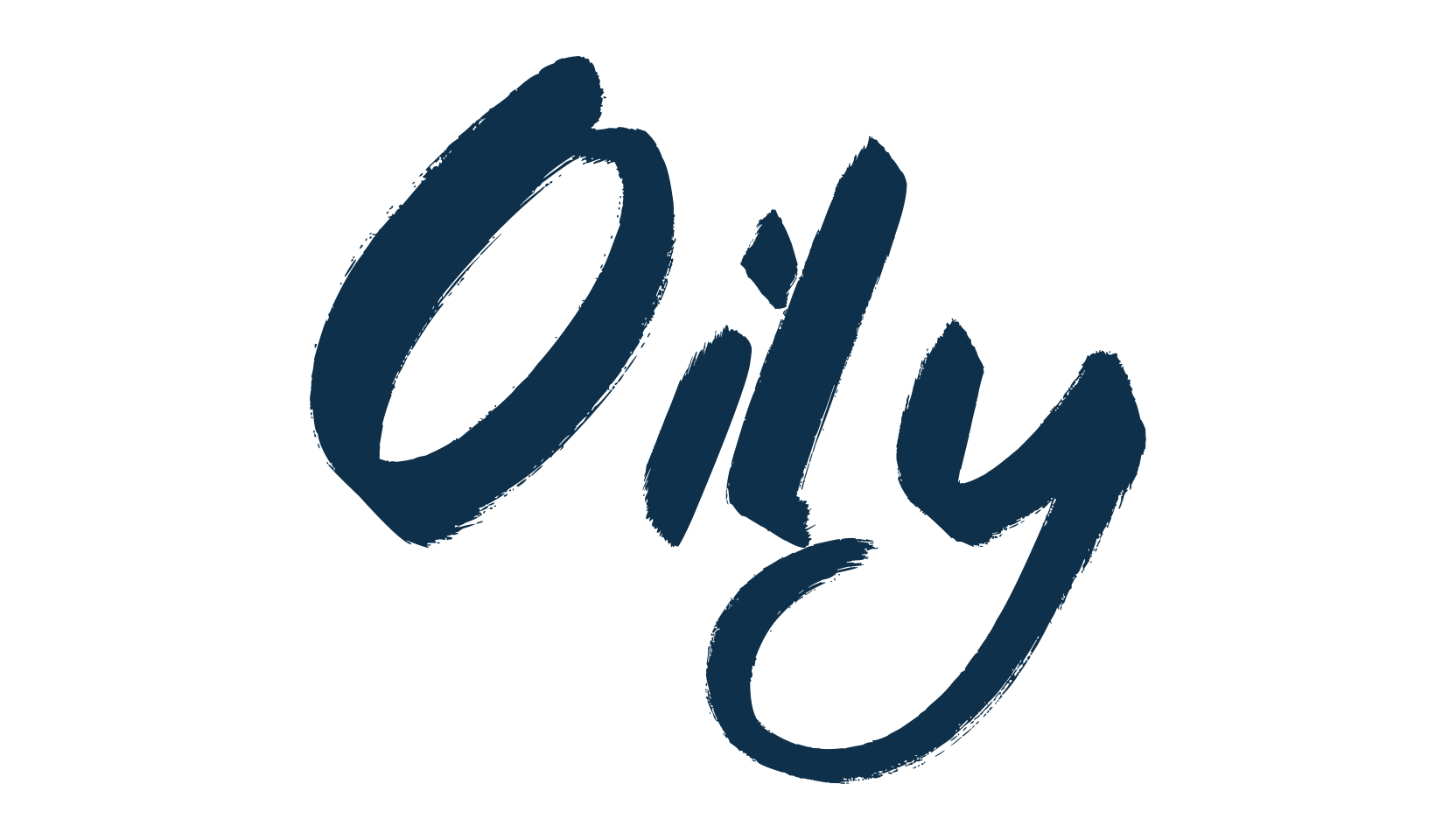 Oily, script brush fancy decorative calligraphy font preview