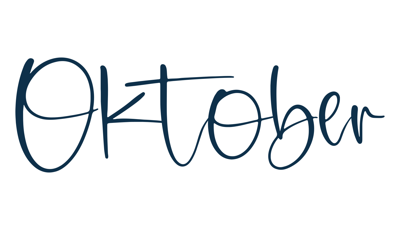 Oktober (oktober-2), script handwritten fancy decorative calligraphy font preview