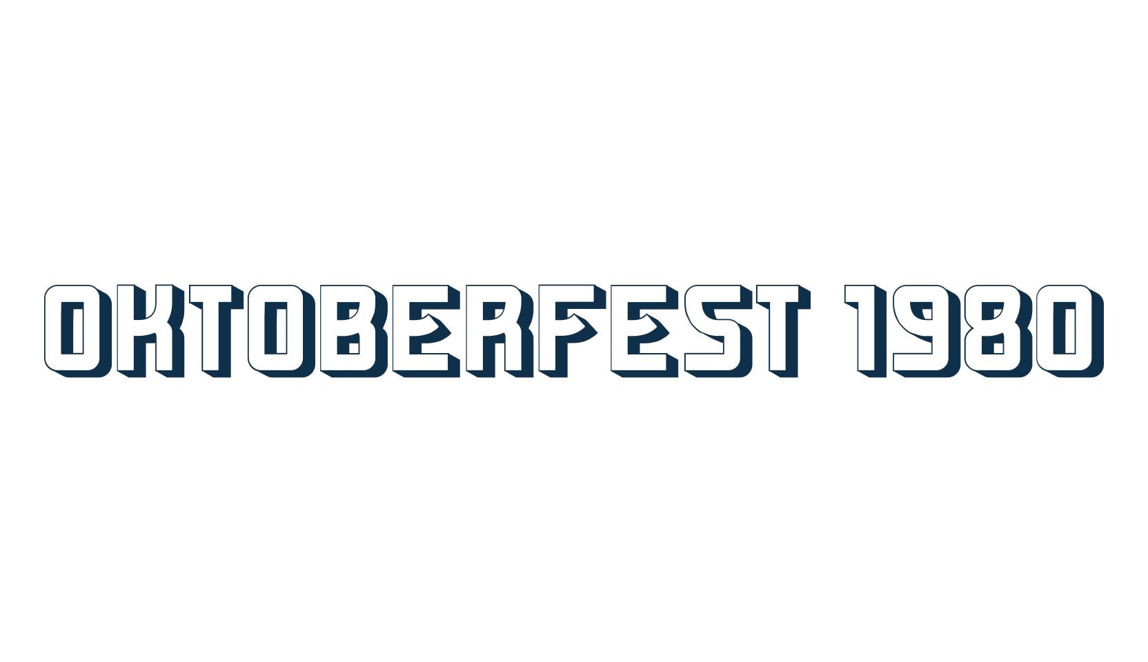 Oktoberfest 1980, fancy various decorative font preview
