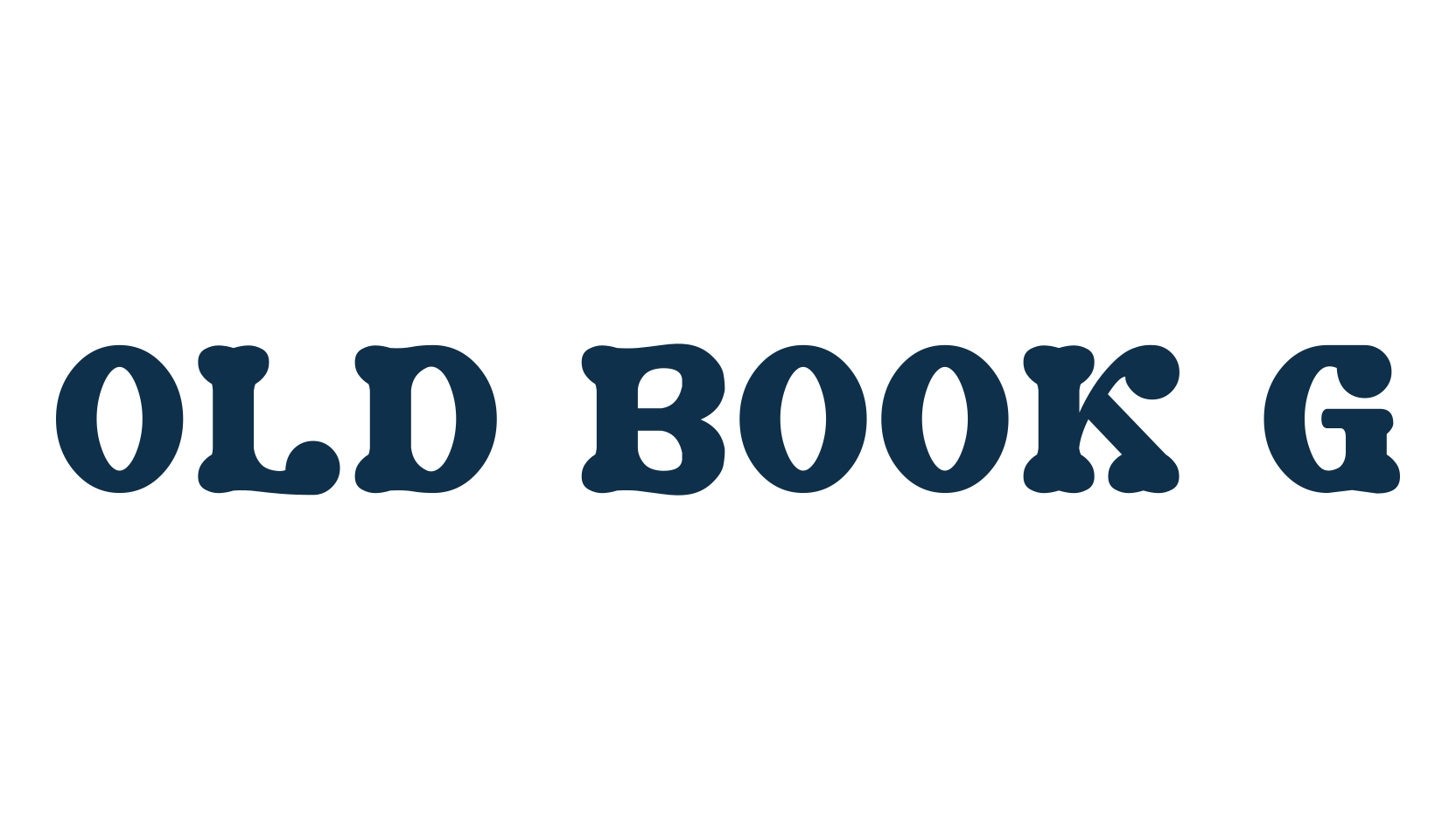 Old Book G, fancy various decorative font preview