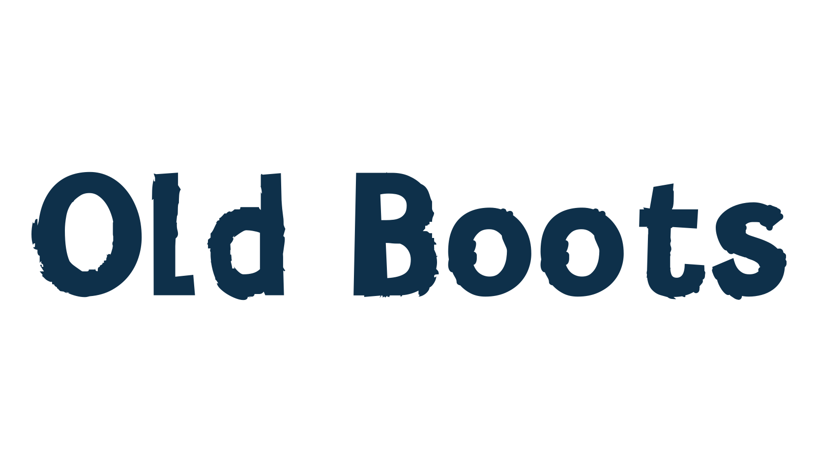 Old Boots, fancy destroy decorative font preview