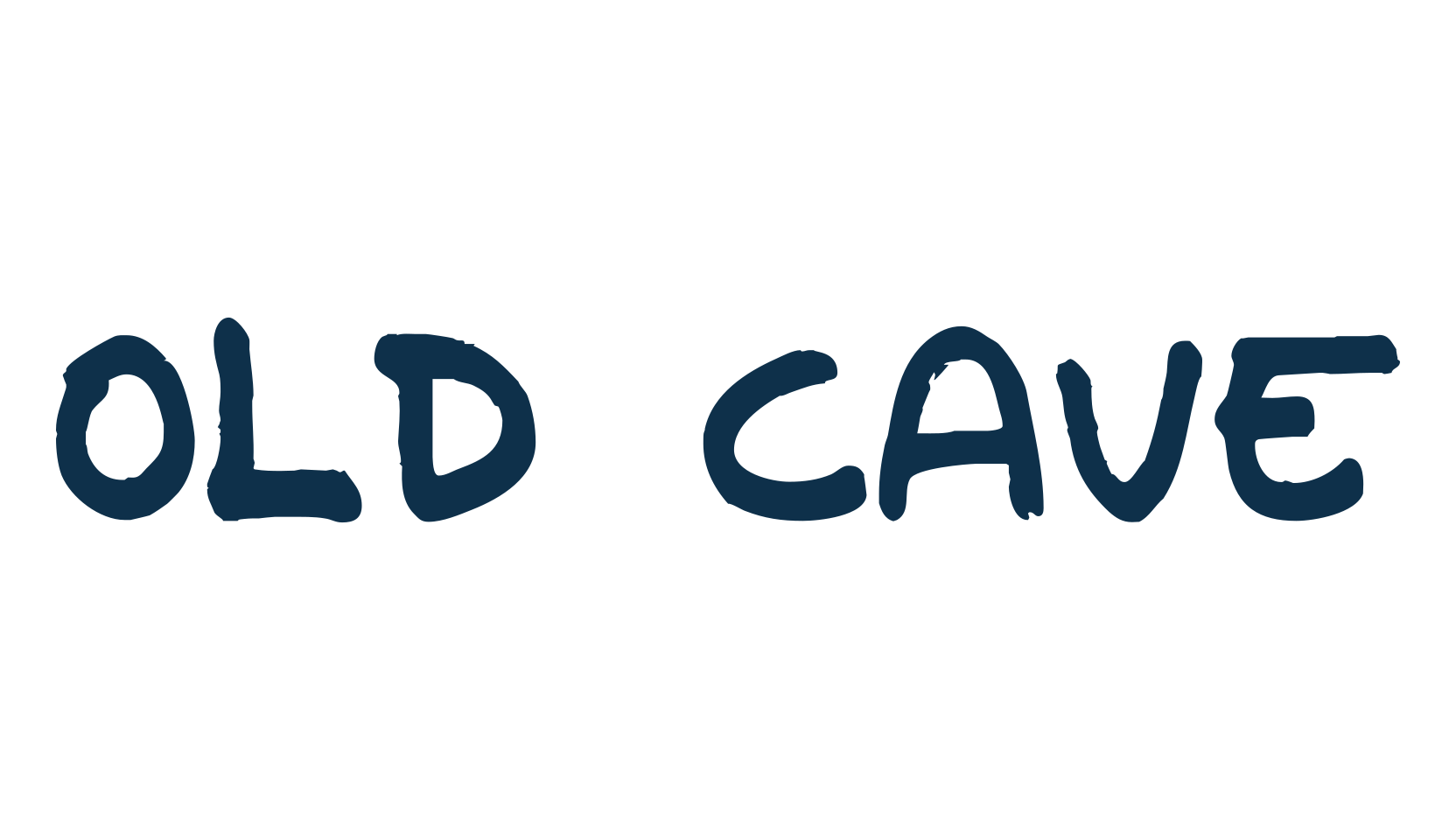 Old Cave, script brush fancy decorative calligraphy font preview