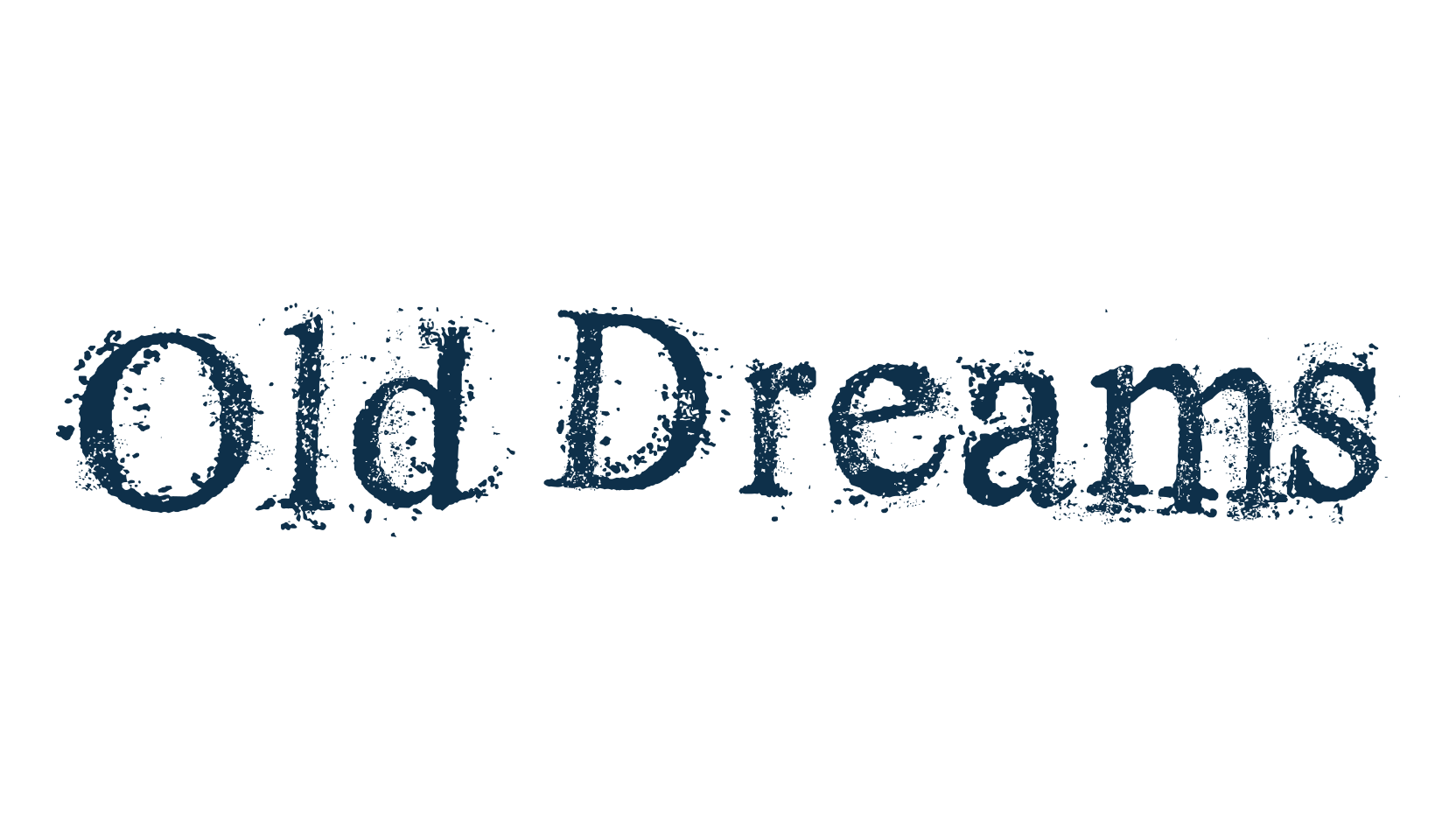 Old Dreams, fancy destroy decorative font preview