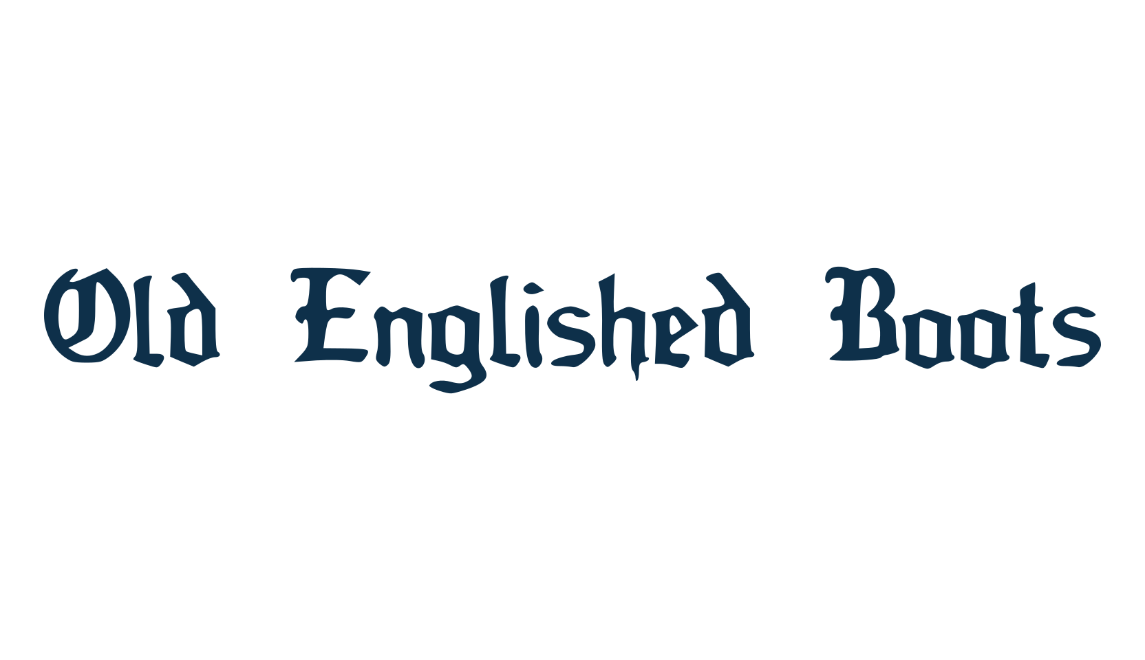 Old Englished Boots, medieval font preview