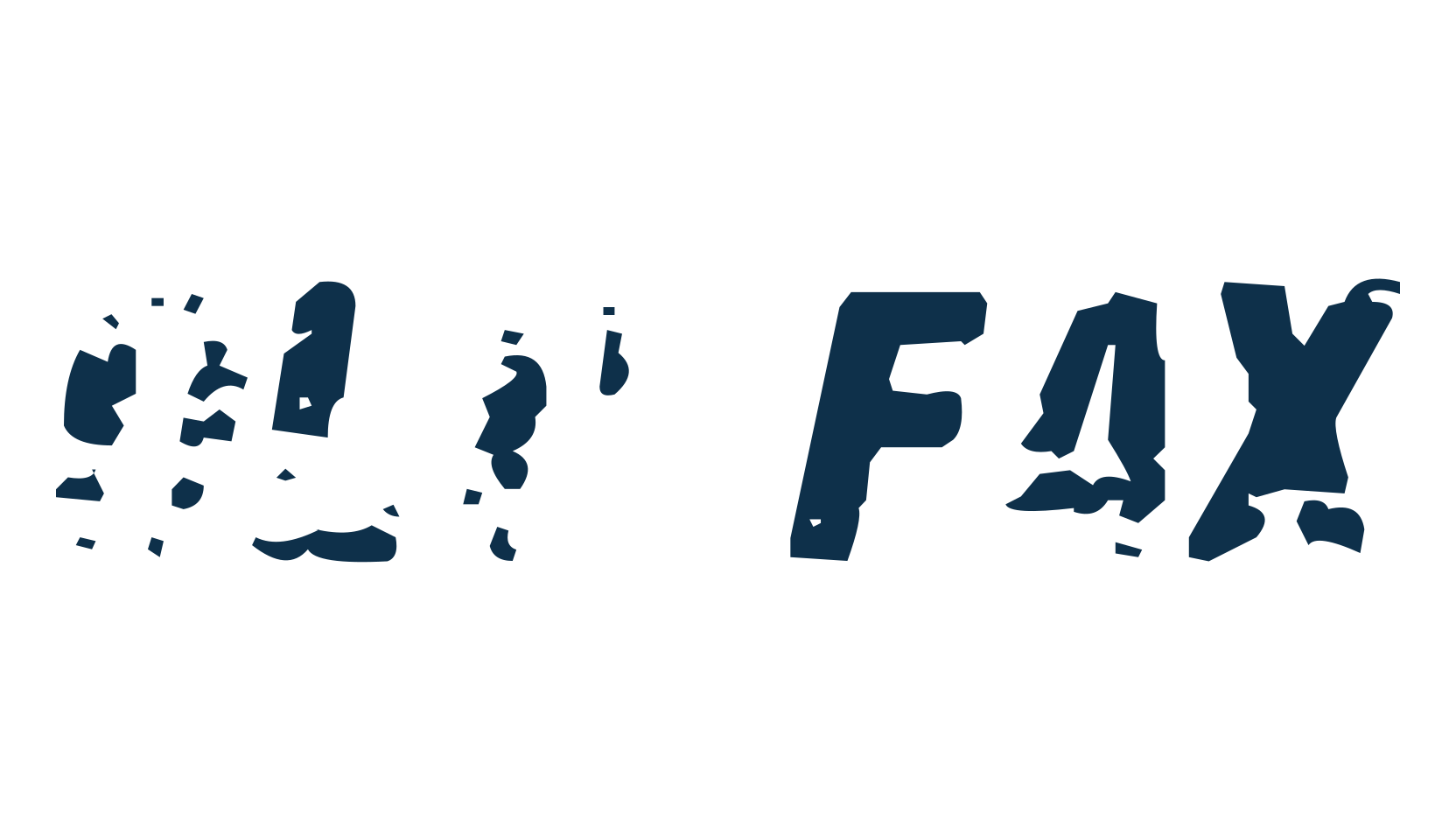 Old Fax, destroy font preview