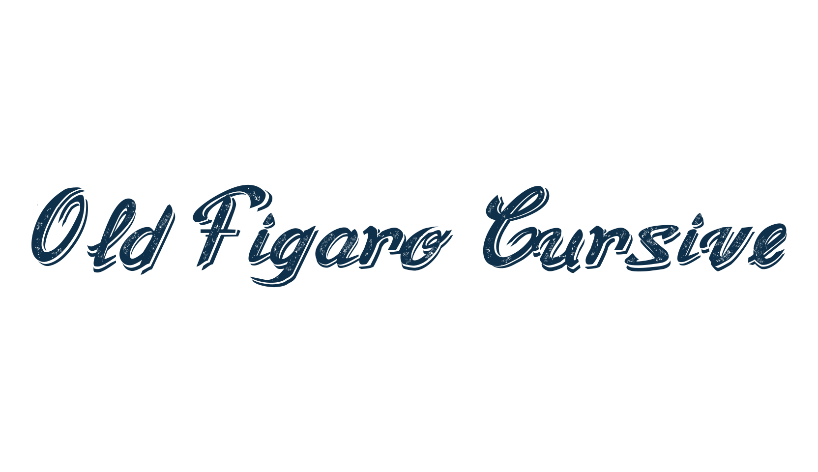 Old Figaro Cursive, various font preview