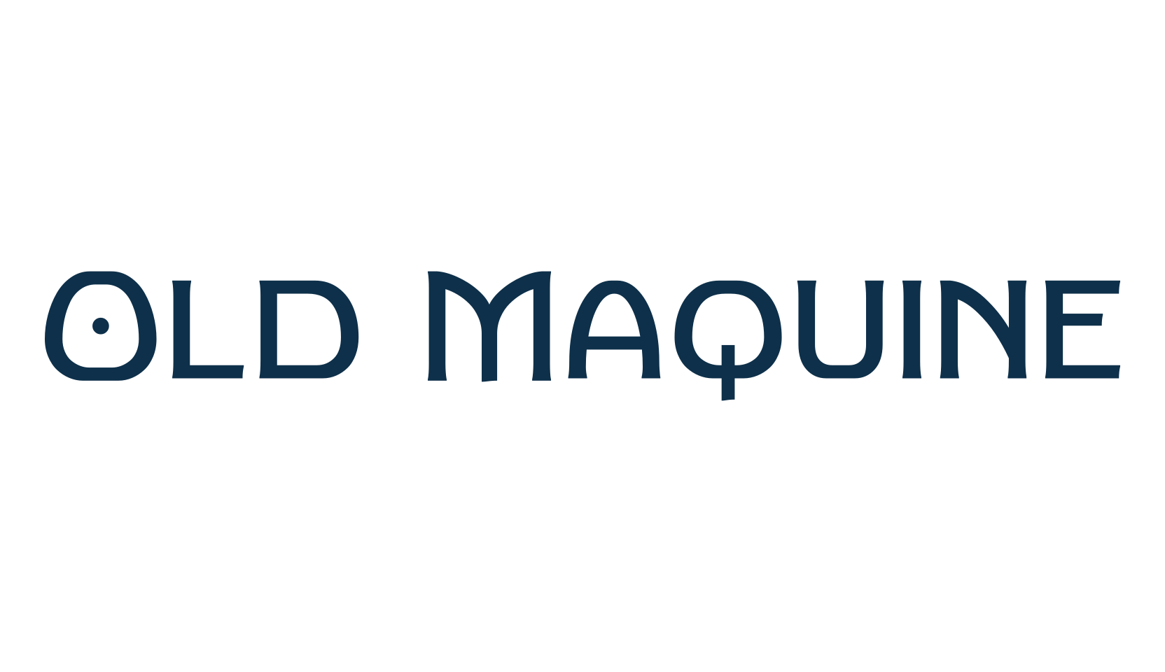 Old Maquine, retro font preview