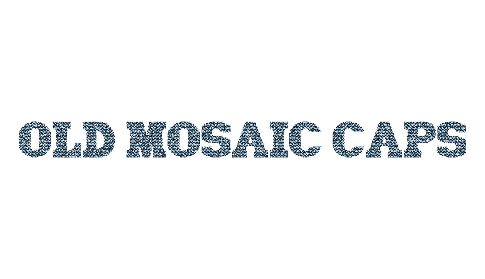Old Mosaic Caps, fancy decorative font preview