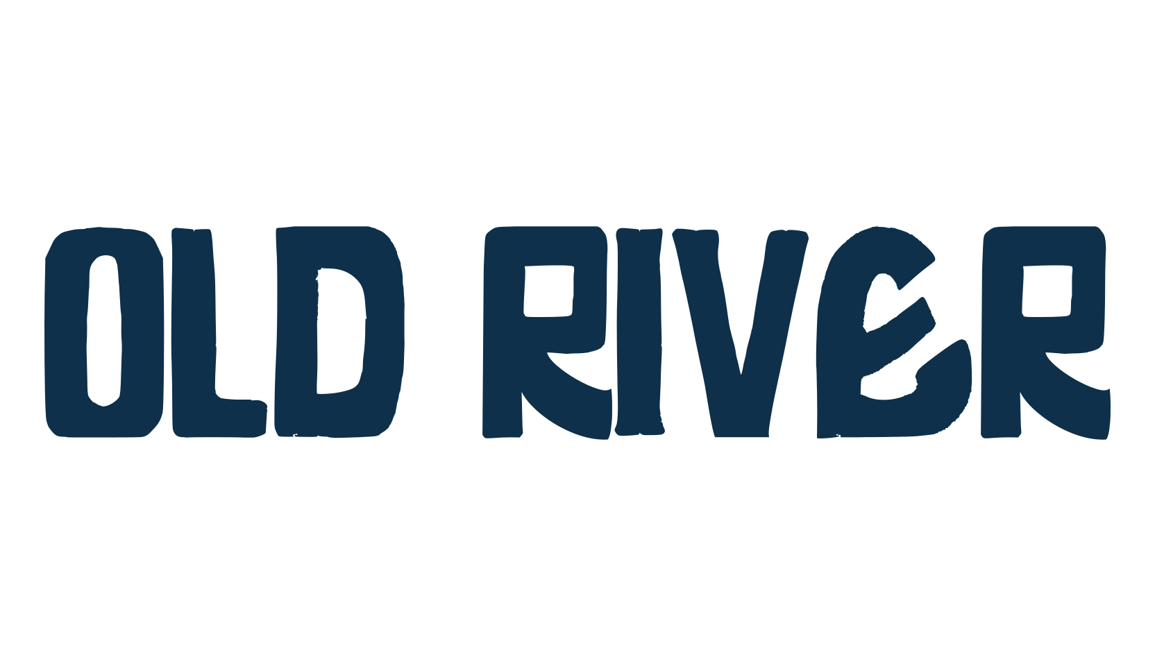 Old River, fancy retro decorative font preview