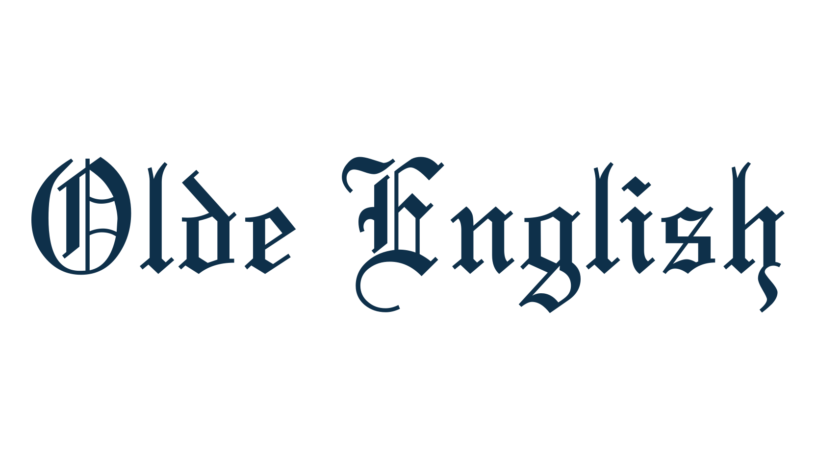 Olde English, medieval font preview