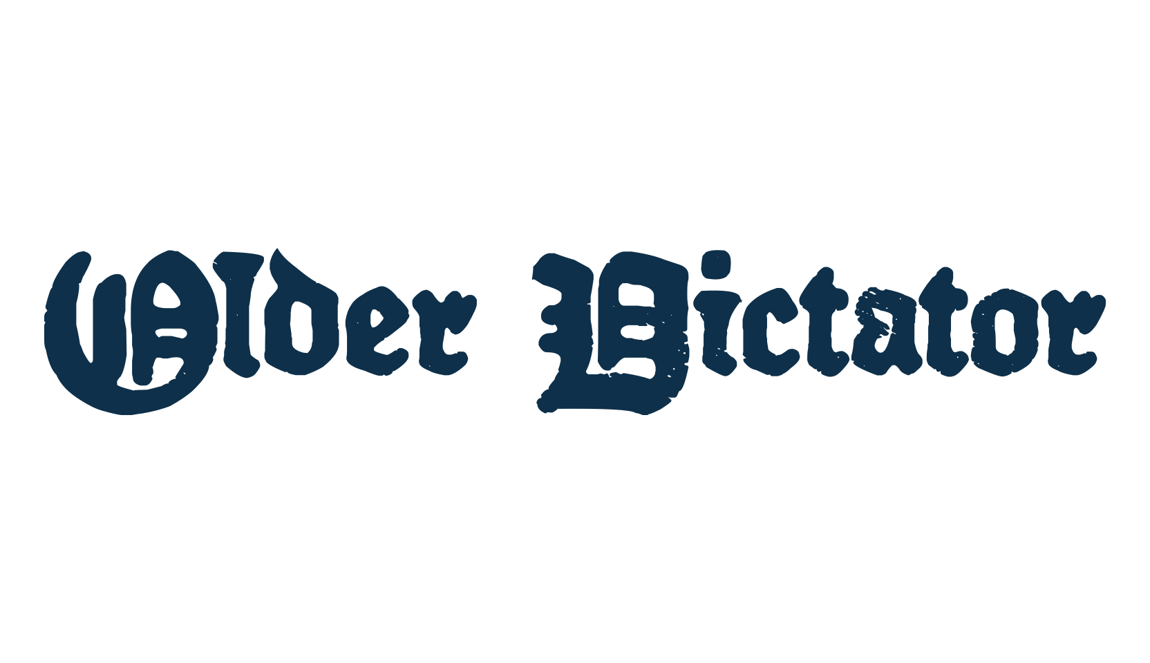 Older Dictator, medieval font preview