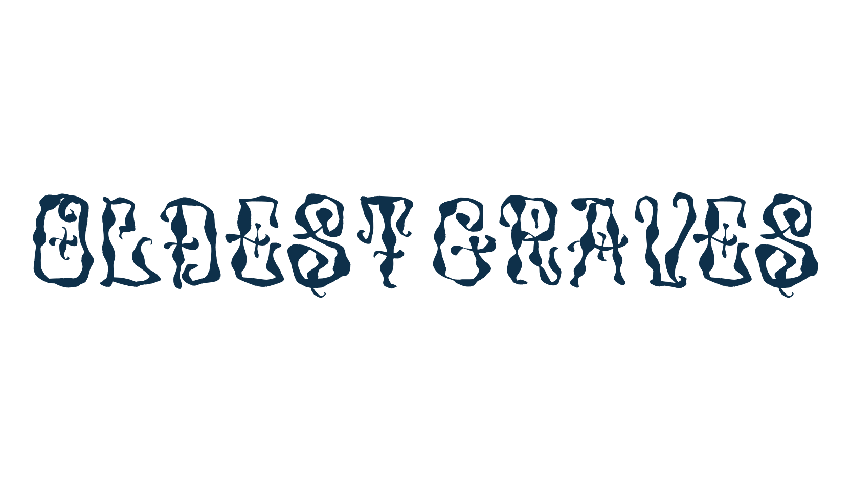 Oldest Graves, fancy decorative font preview