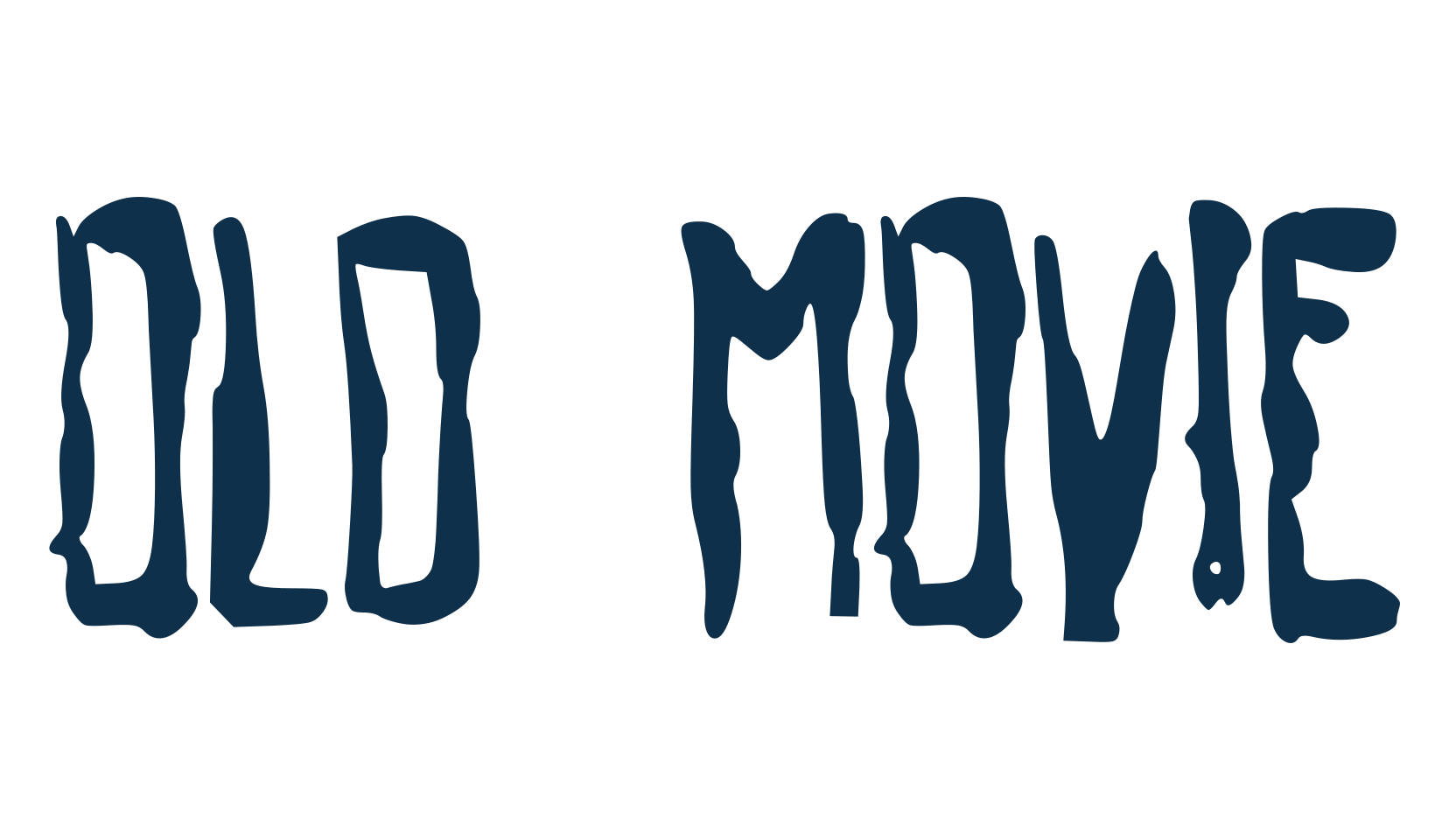 Old Movie, eroded font preview