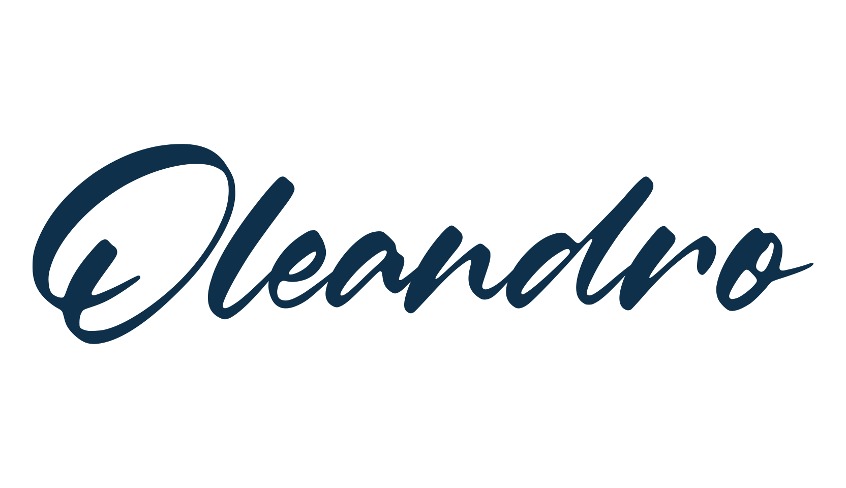 Oleandro, script handwritten fancy decorative calligraphy font preview