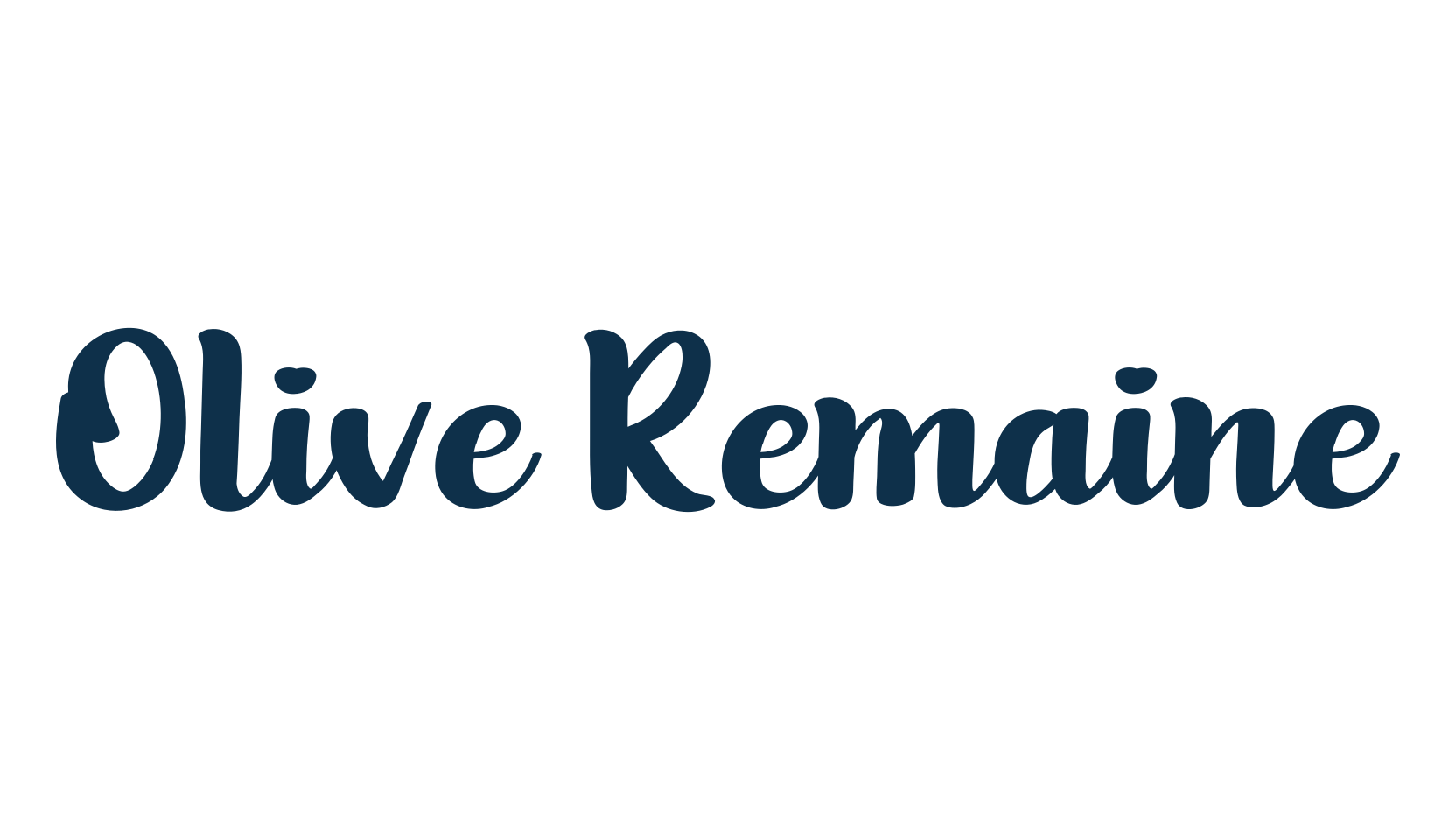 Olive Remaine, various font preview
