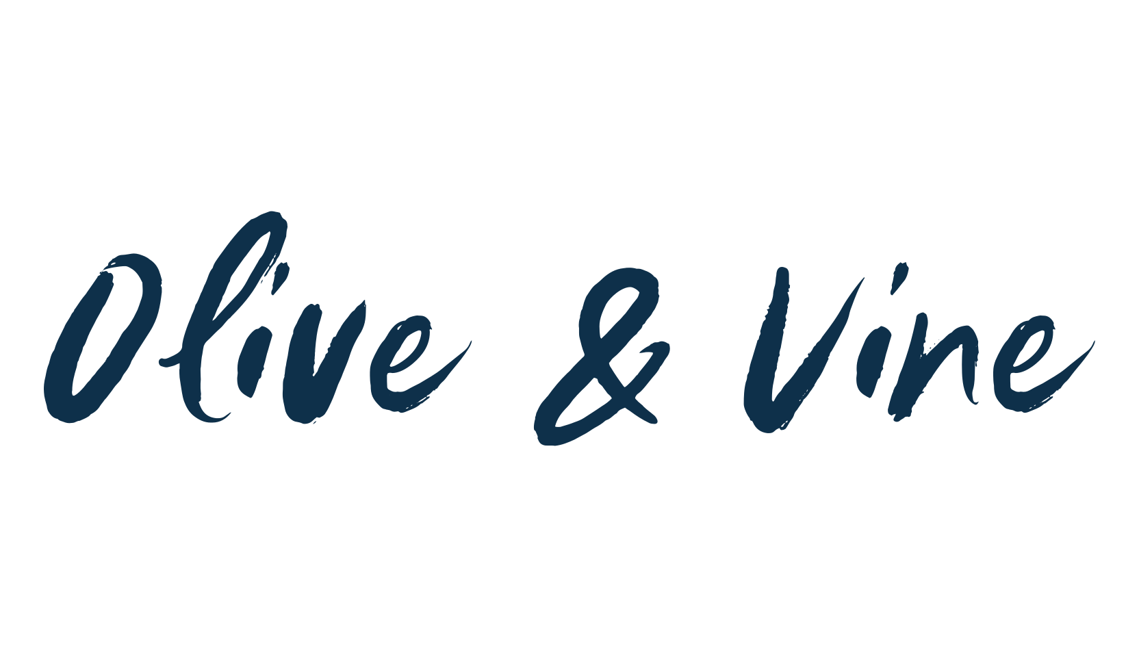 Olive & Vine, brush font preview