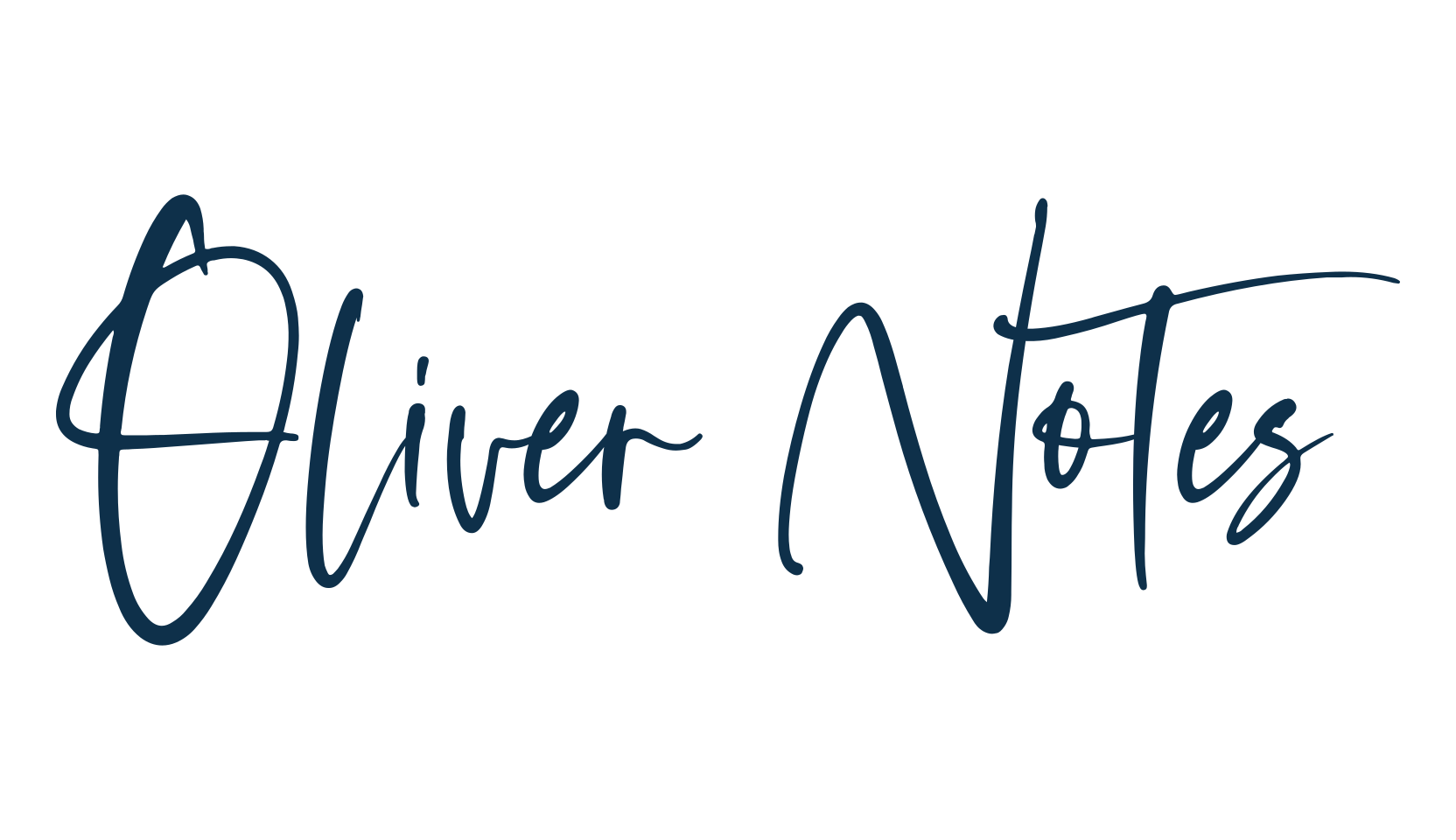 Oliver Notes, script handwritten fancy decorative calligraphy font preview