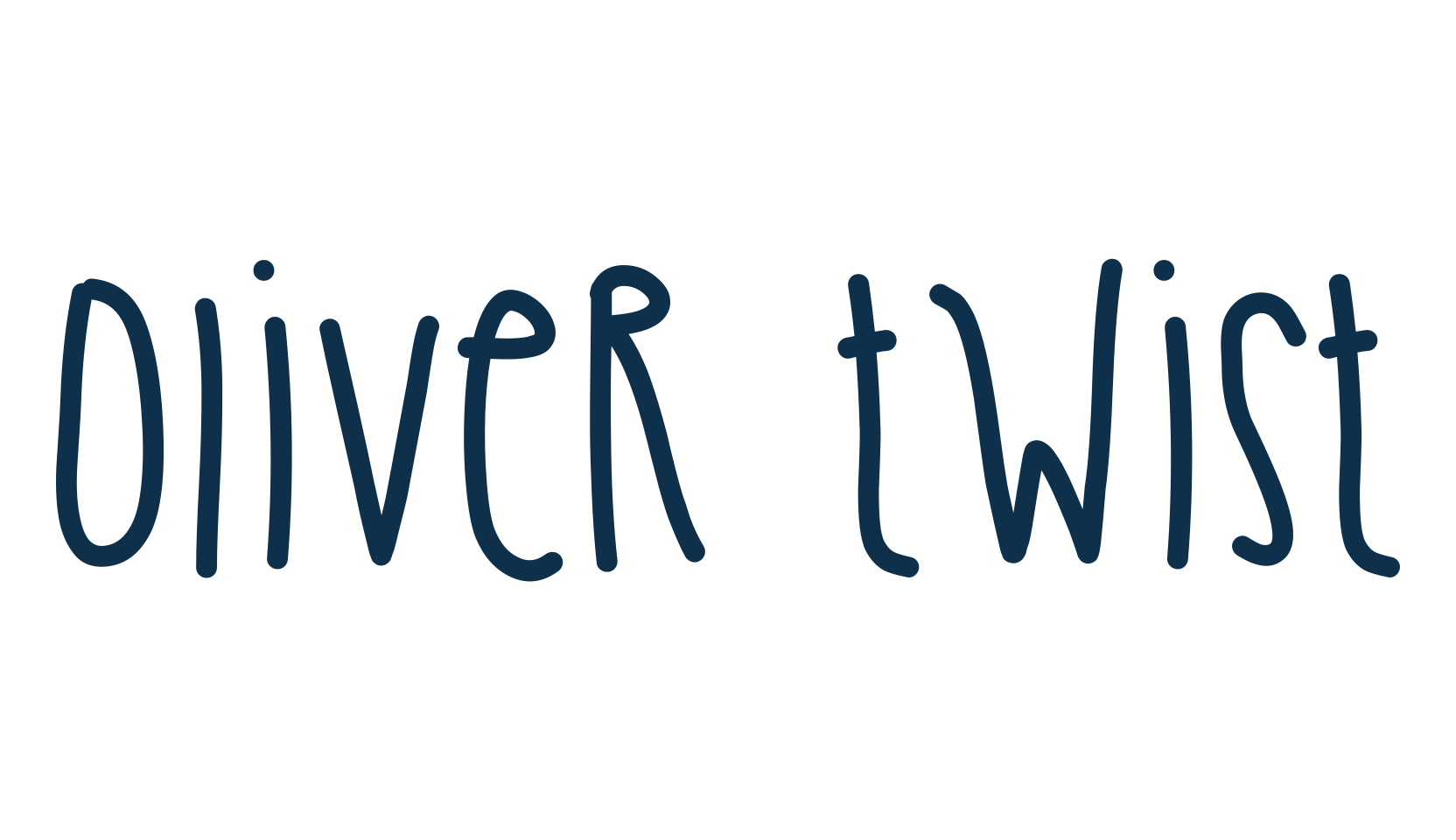 Oliver Twist, script handwritten fancy decorative calligraphy font preview