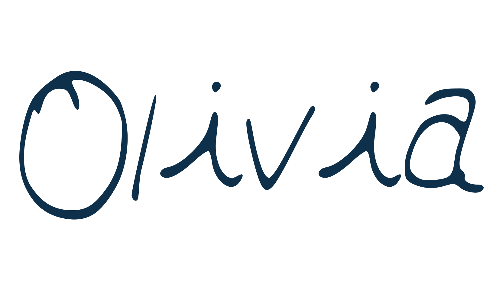 Olivia (olivia2), script handwritten fancy decorative calligraphy font preview