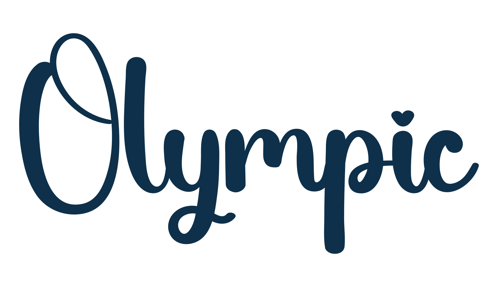 Olympic (olympic), script handwritten fancy decorative calligraphy font preview