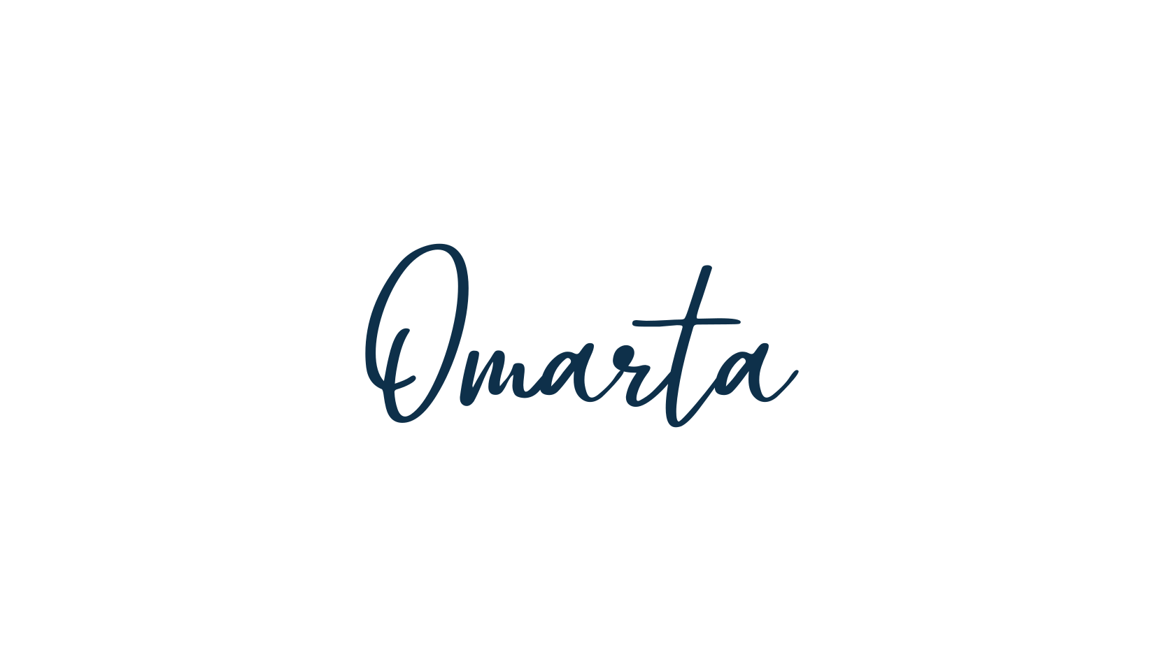 Omarta, calligraphy font preview