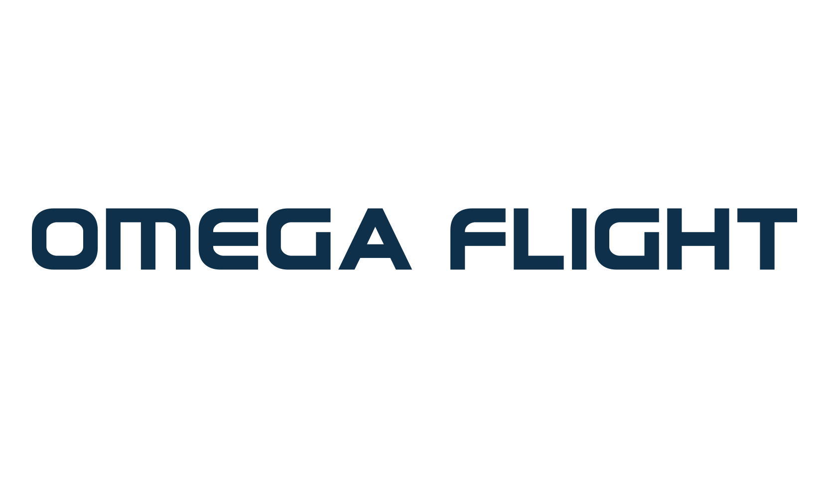 Omega Flight, sci-fi font preview