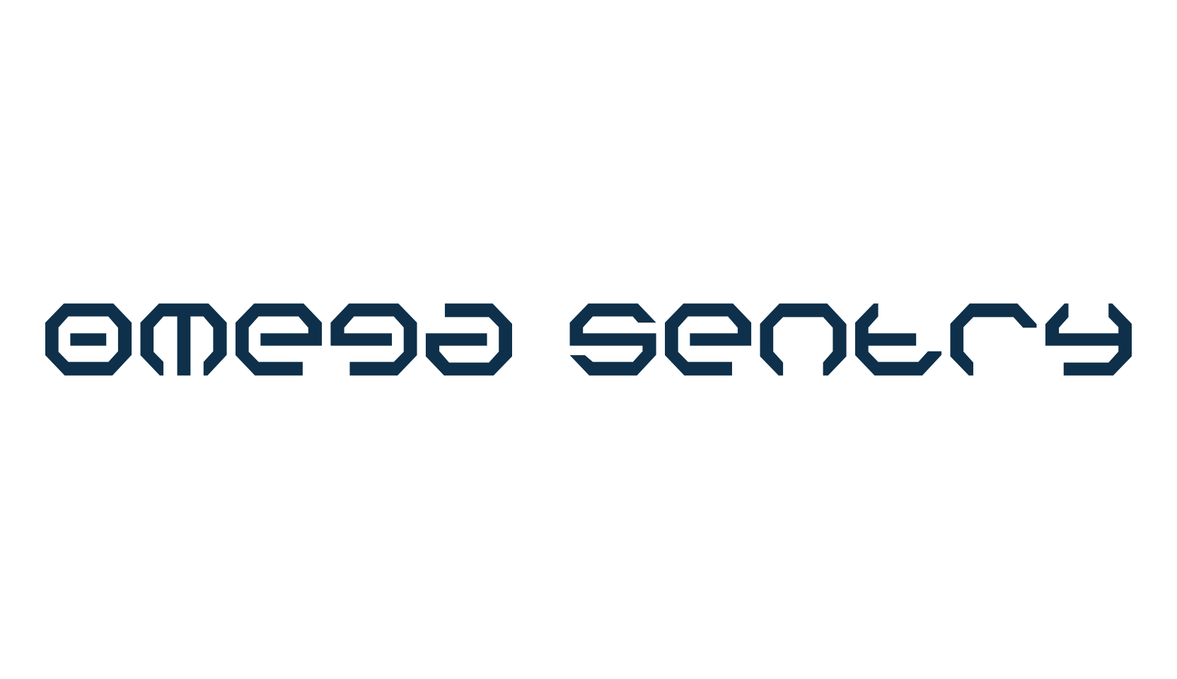 Omega Sentry, sci-fi font preview
