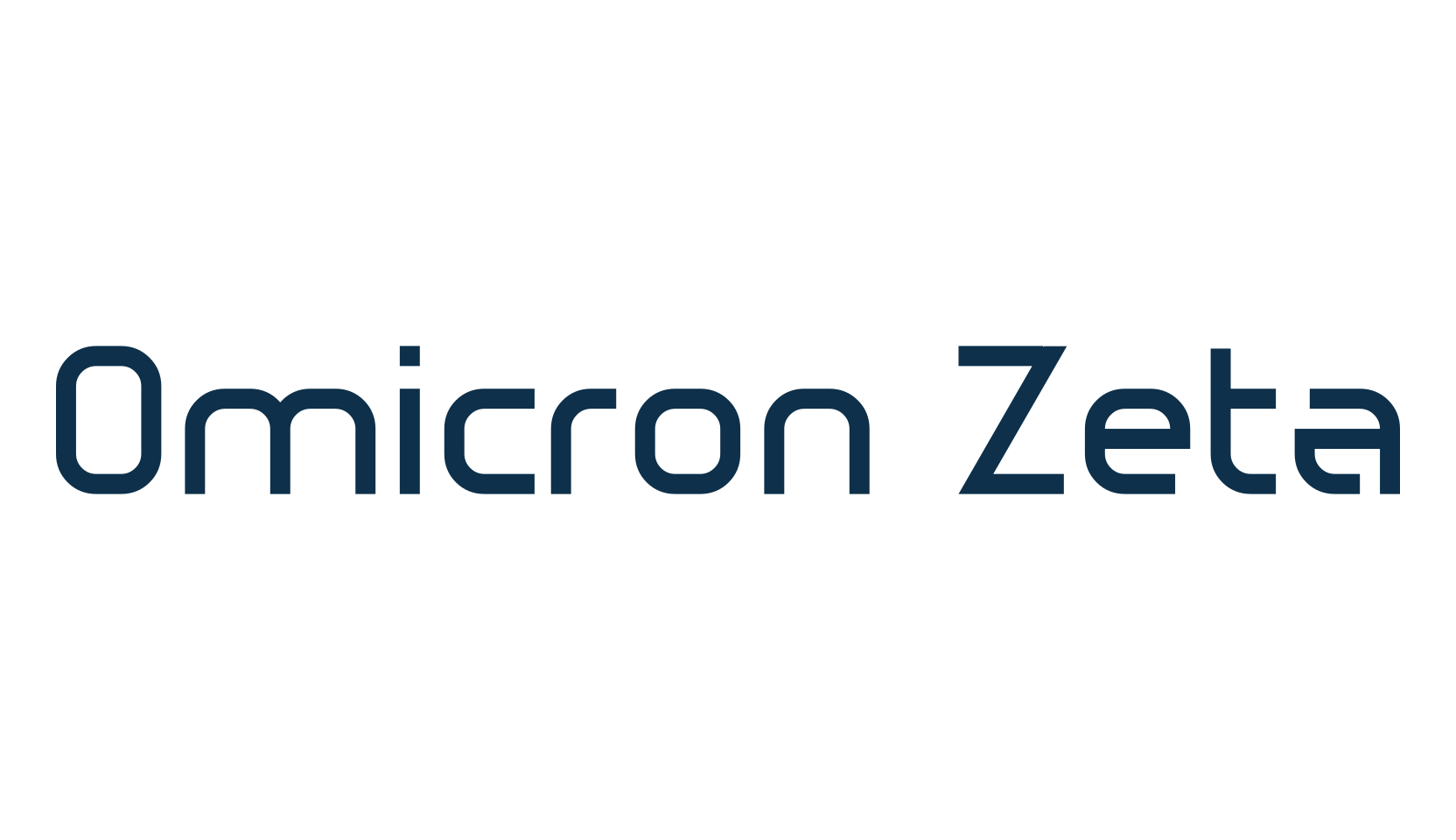 Omicron Zeta, techno sci-fi font preview