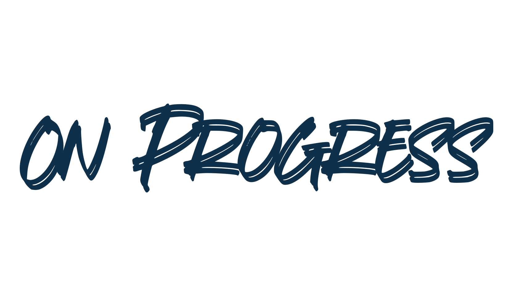 On Progress, brush font preview