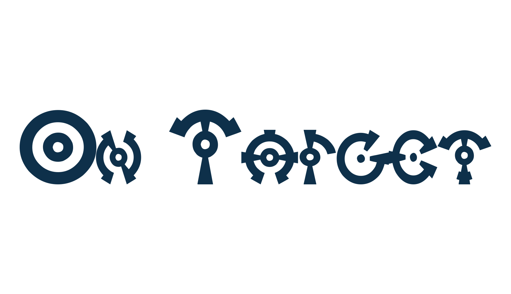 On Target, fancy decorative font preview