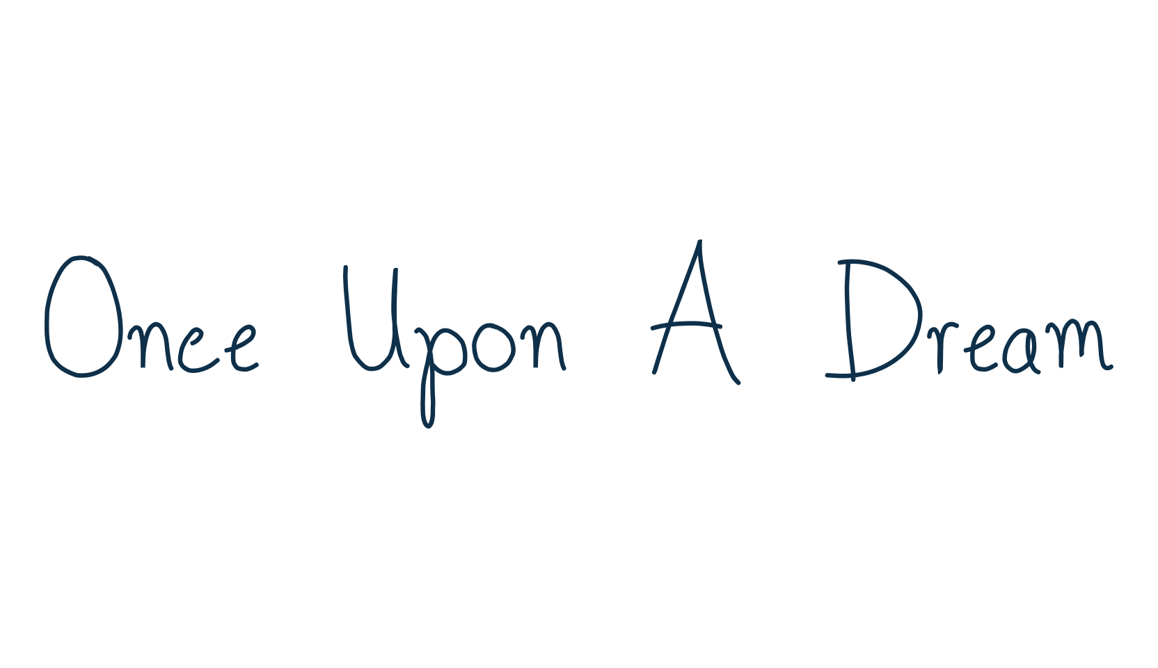 Once Upon A Dream, script handwritten fancy decorative calligraphy font preview