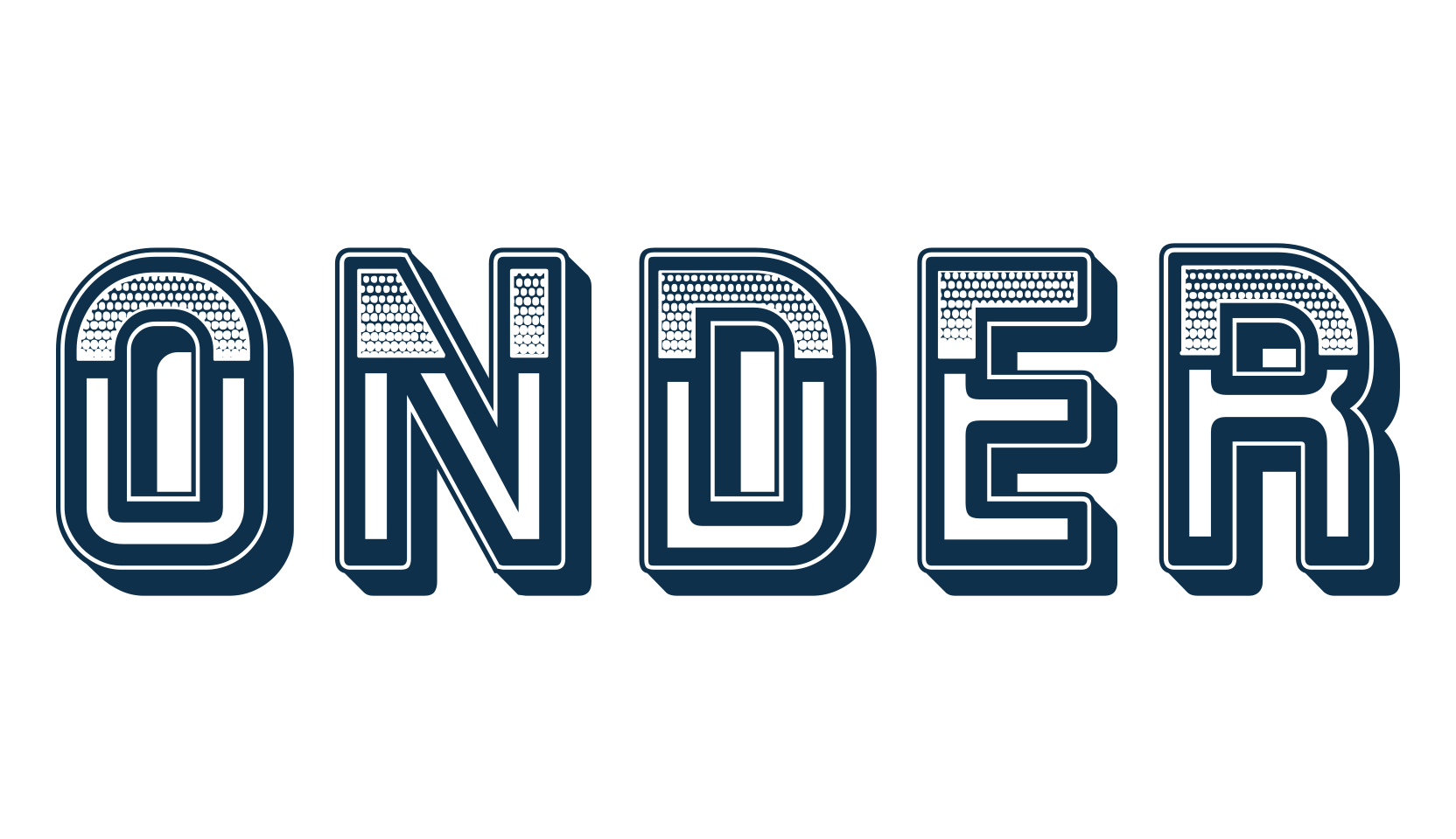 Onder, various font preview
