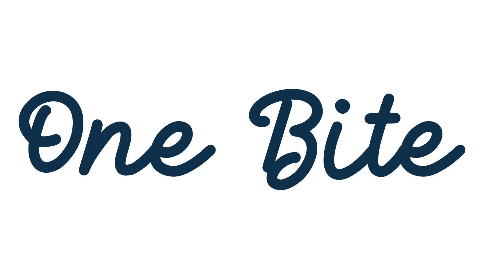 One Bite, script handwritten fancy decorative calligraphy font preview