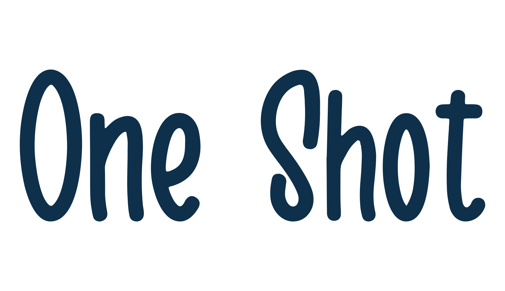 One Shot, script handwritten fancy decorative calligraphy font preview
