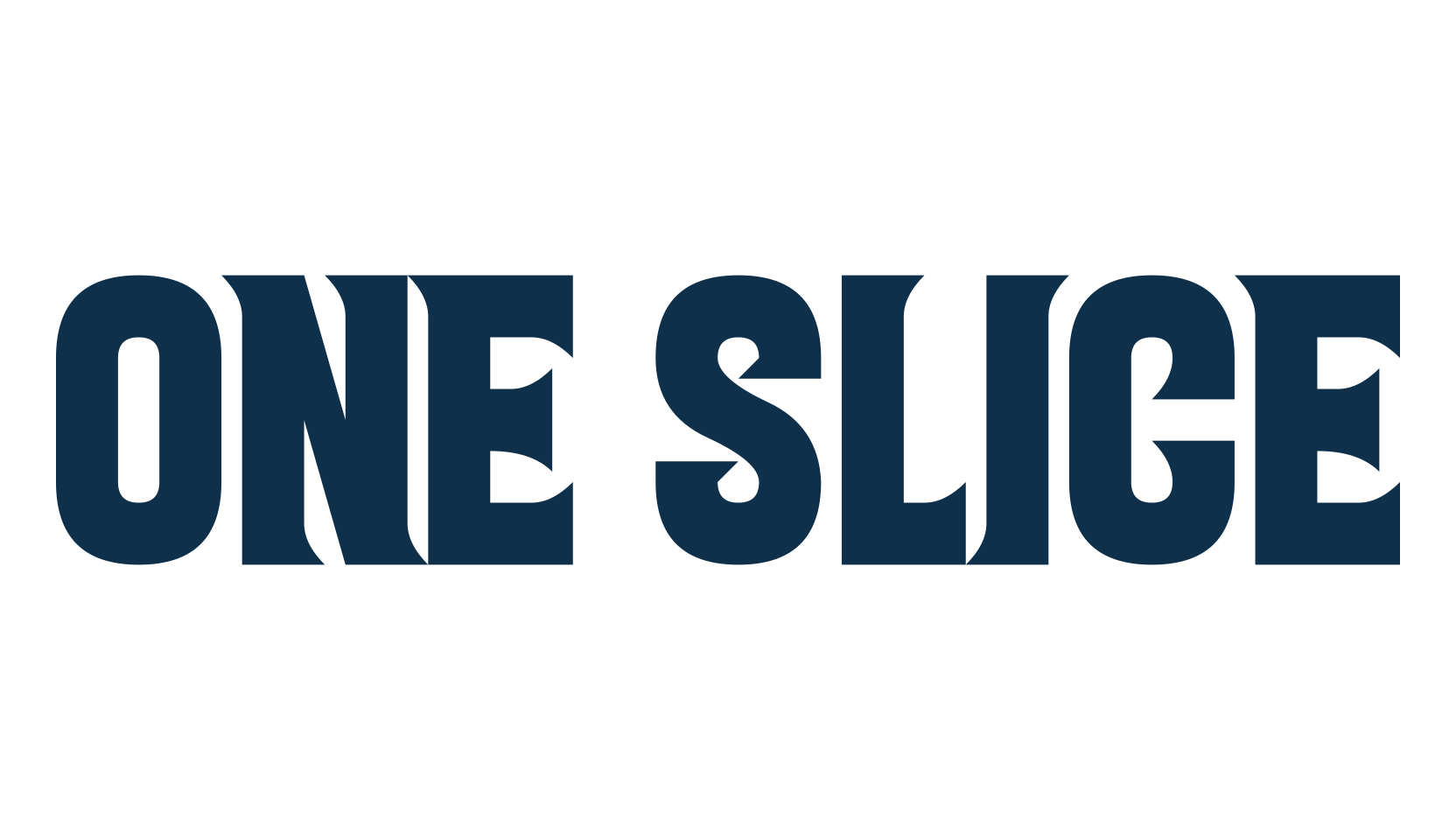 One Slice, modern font preview